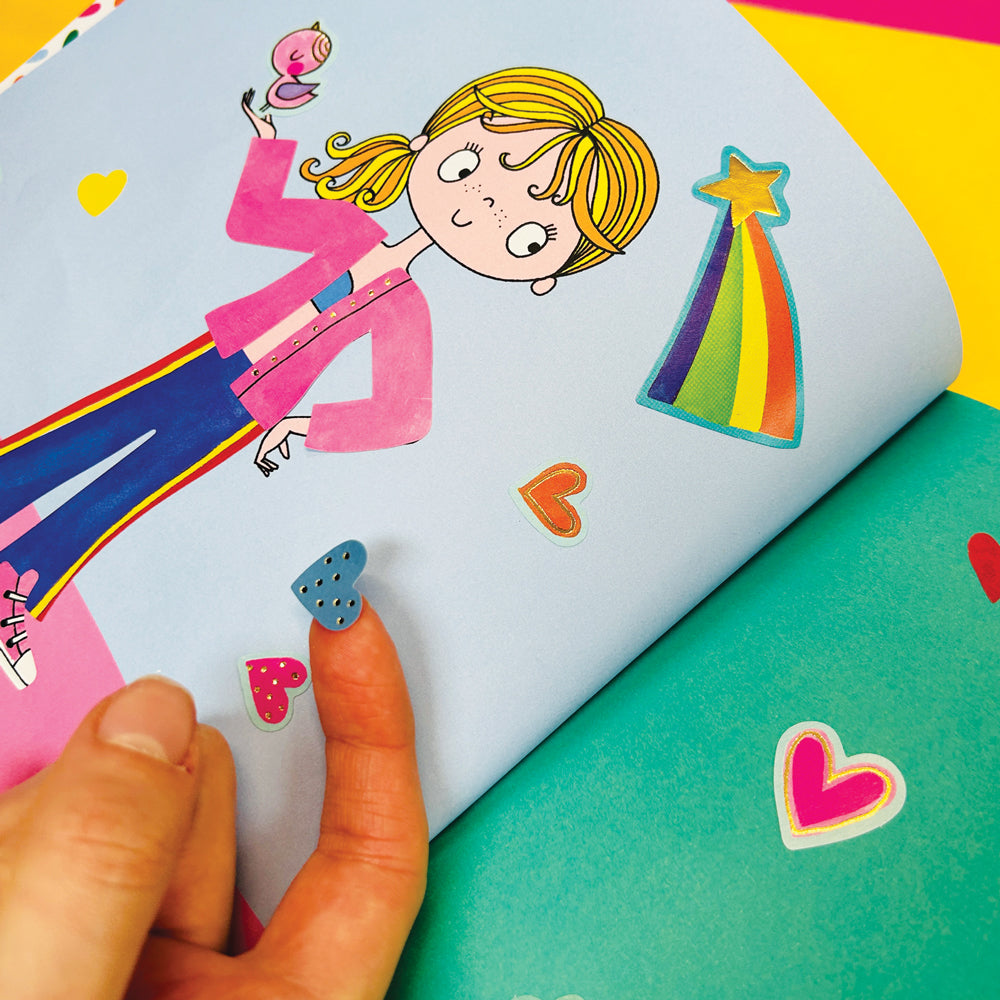 Rachel Ellen - Grl Pwr Sticker Scene Kleur- en Activiteitenboek