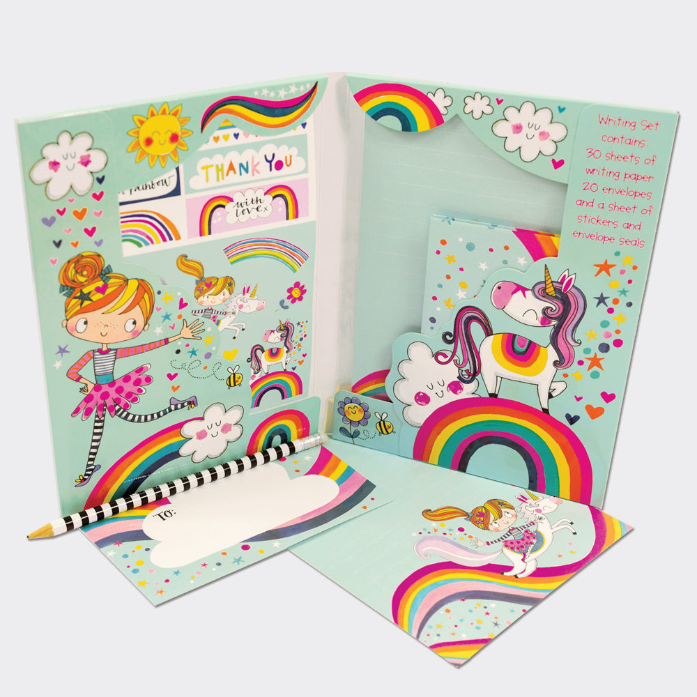 Rachel Ellen - Magical Rainbow Adventure Mektup Yazma Seti