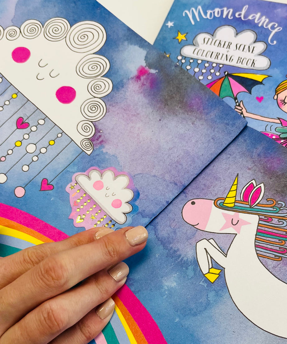 Rachel Ellen - Moondance Sticker Scene Schilderen en Activiteitenboek