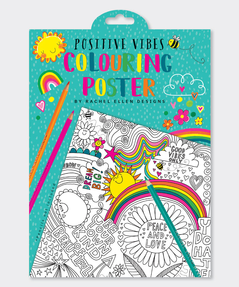 Rachel Ellen - Positive Vibes Dev Kleurplaten Posters