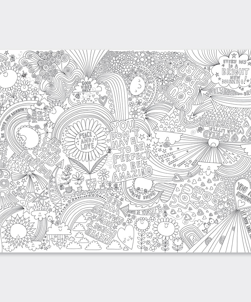 Rachel Ellen - Positive Vibes Dev Kleurplaten Posters