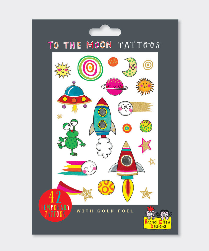 Rachel Ellen - To The Moon Kind Tijdelijke Tatoeages