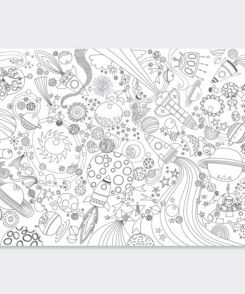 Rachel Ellen - Naar de Maan Dev Kleurplaten Posters