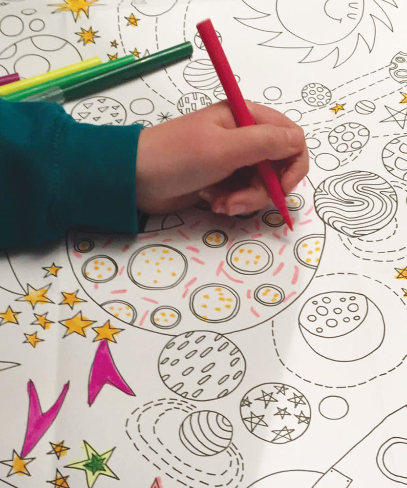 Rachel Ellen - Naar de Maan Dev Kleurplaten Posters