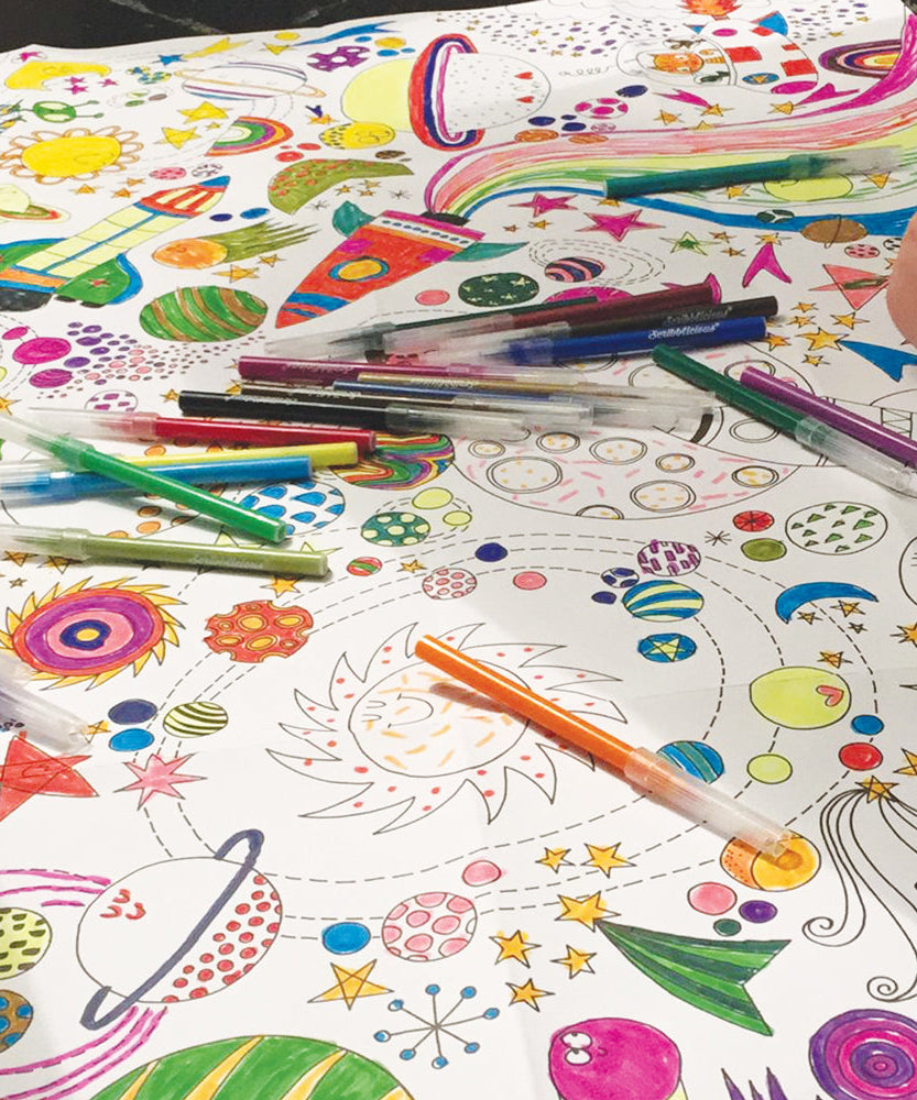 Rachel Ellen - Naar de Maan Dev Kleurplaten Posters