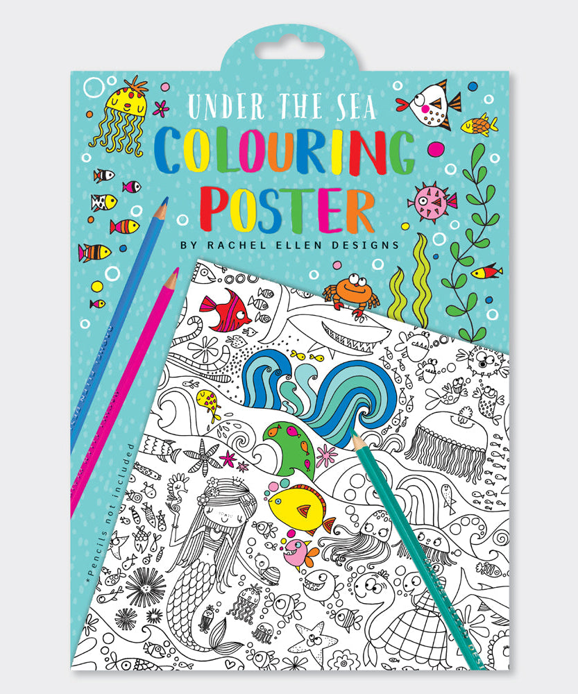 Rachel Ellen - Under The Sea Dev Boyama Posterleri