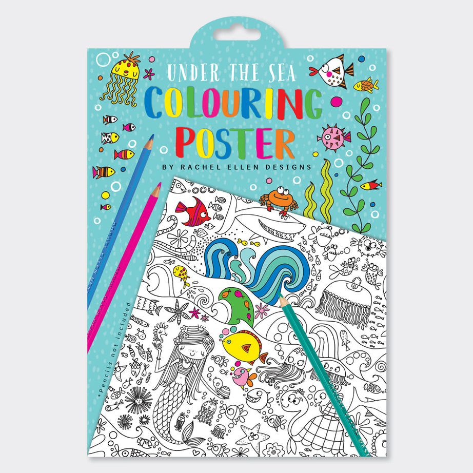 Rachel Ellen - Onder De Zee Dev Kleurplaten Posters