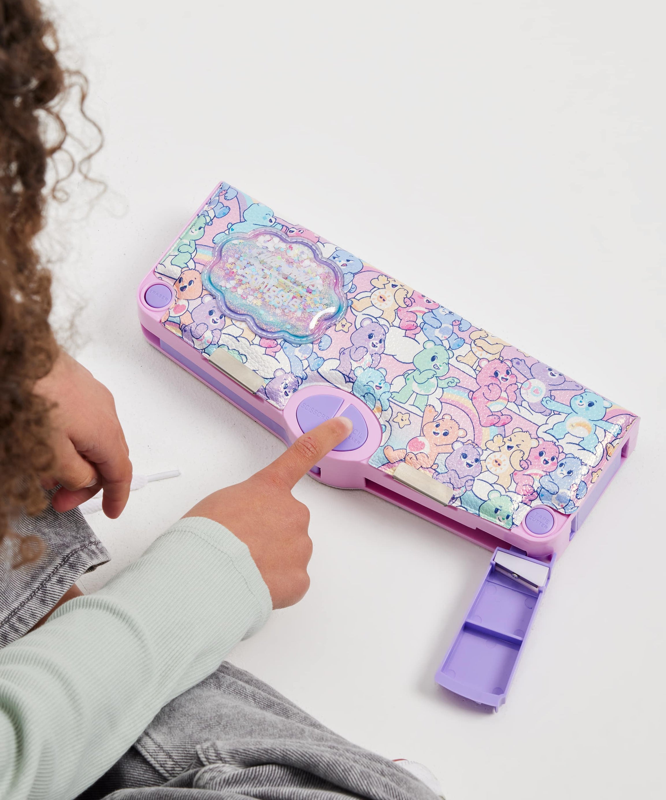 Smiggle - Bears Poput Automatische Pennendoos en Kantoorbenodigdheden Set