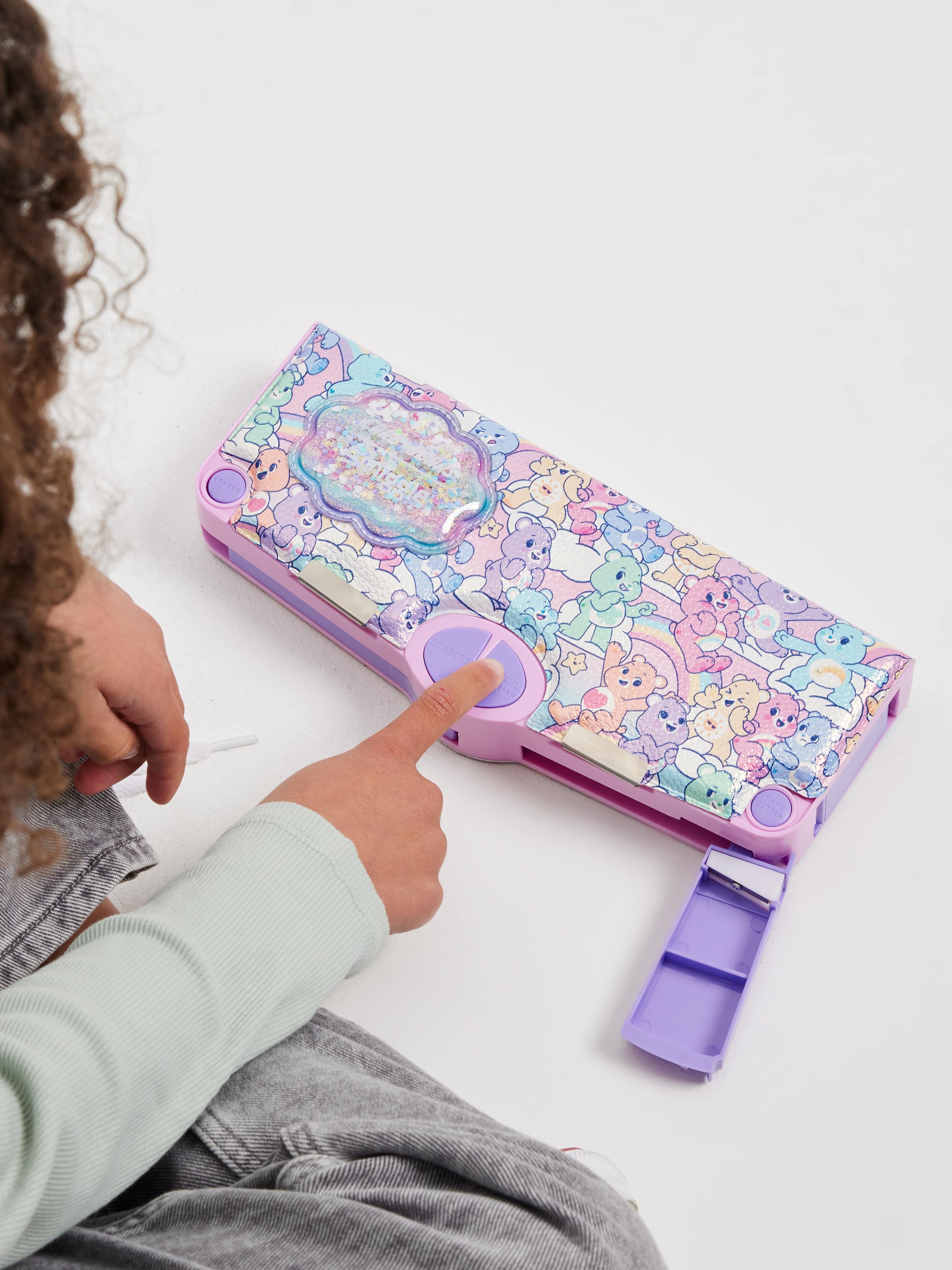 Smiggle - Bears Poput Automatische Pennendoos en Kantoorbenodigdheden Set