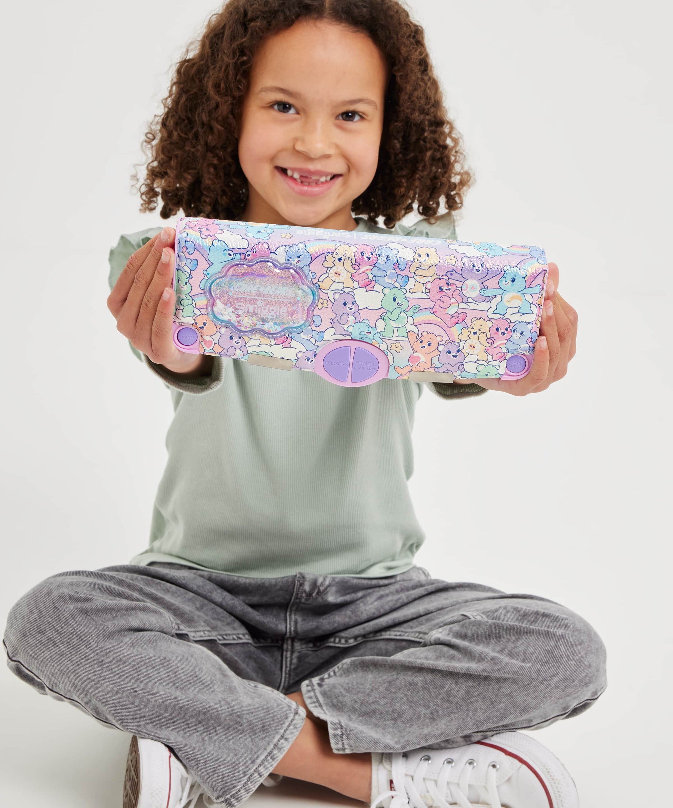 Smiggle - Bears Poput Automatische Pennendoos en Kantoorbenodigdheden Set