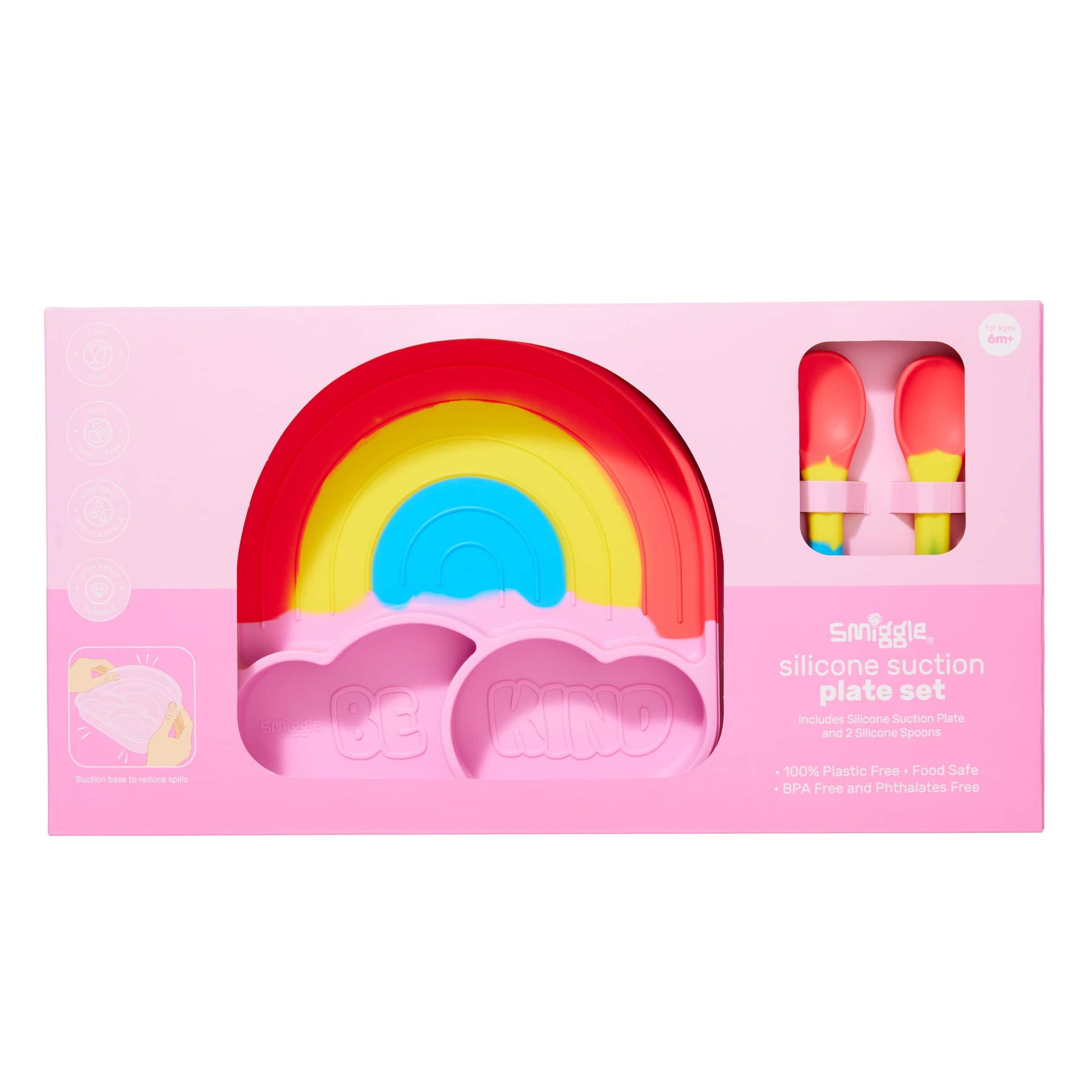 Smiggle - Big Dream Siliconen Eetbord Set