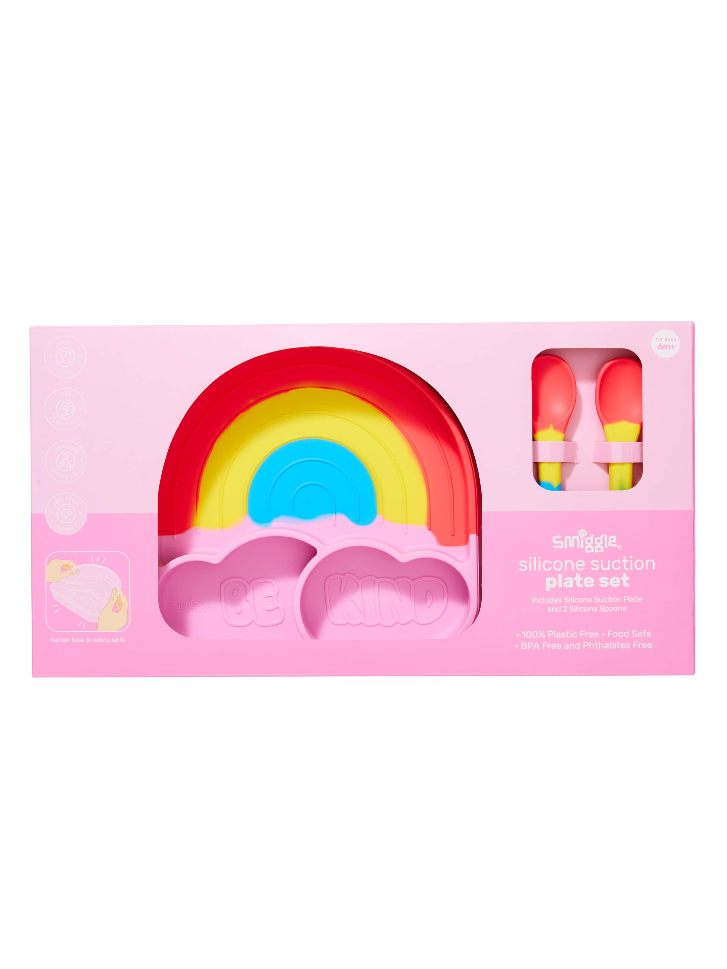 Smiggle - Big Dream Siliconen Eetbord Set