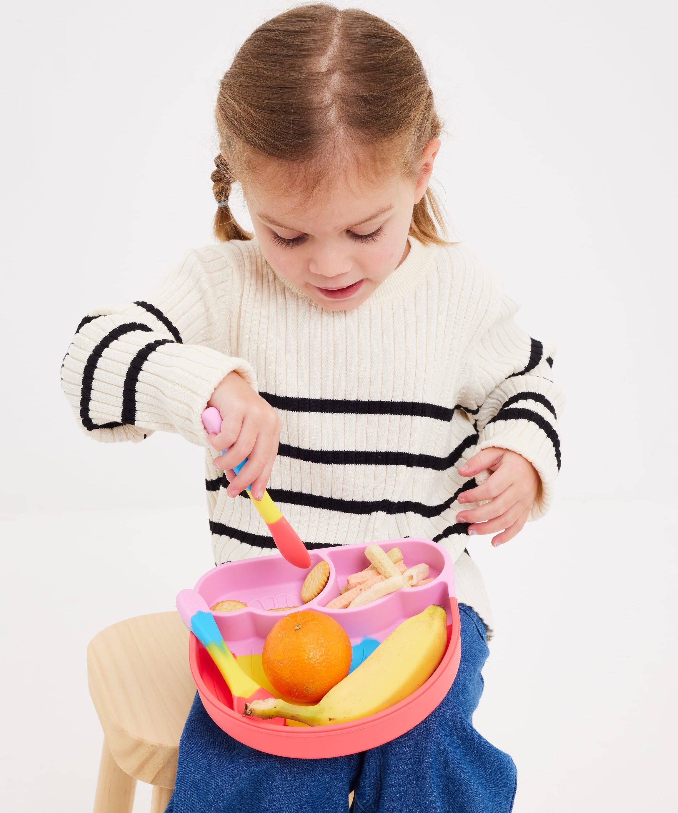 Smiggle - Big Dream Siliconen Eetbord Set