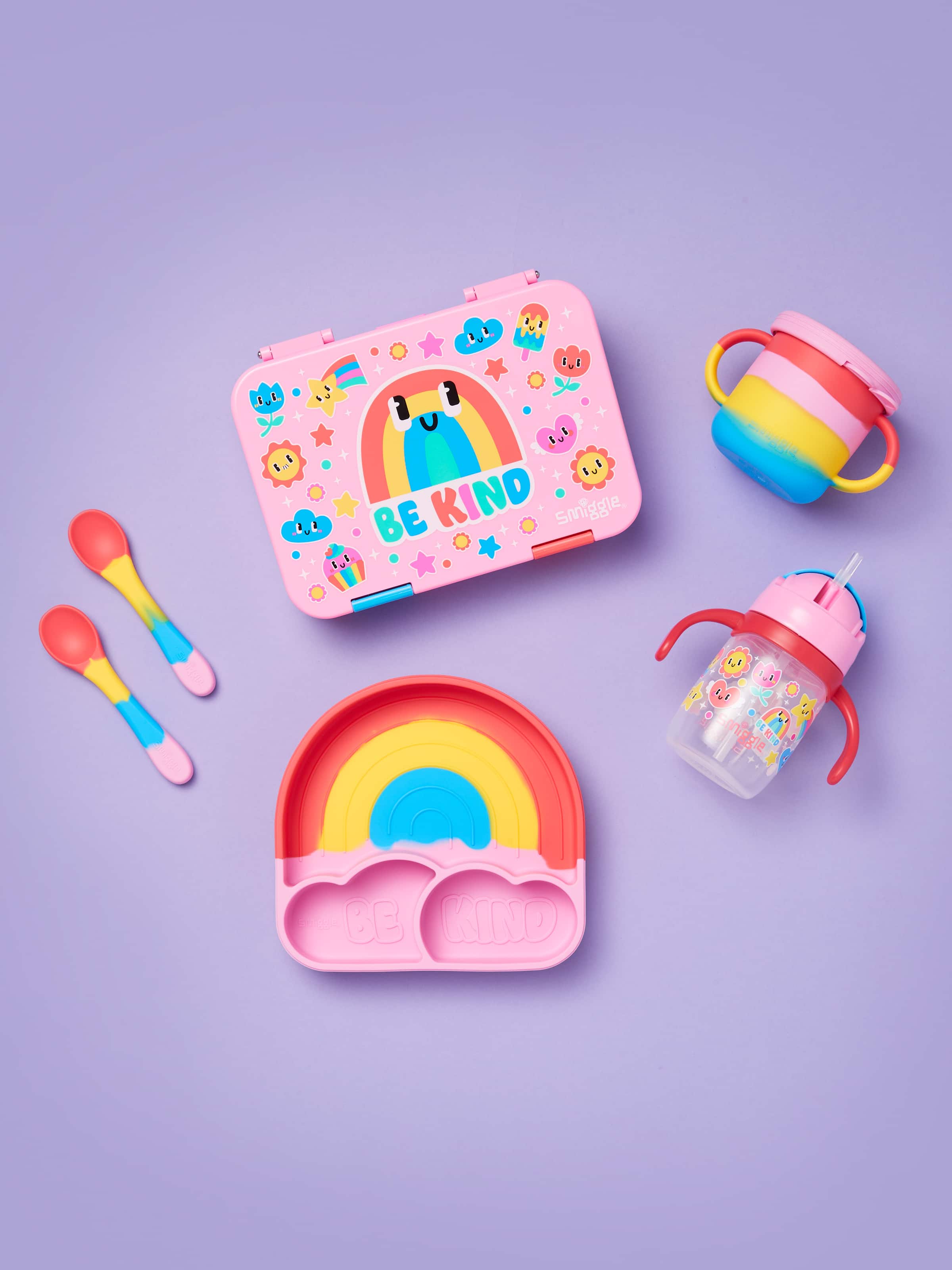 Smiggle - Big Dream Siliconen Eetbord Set