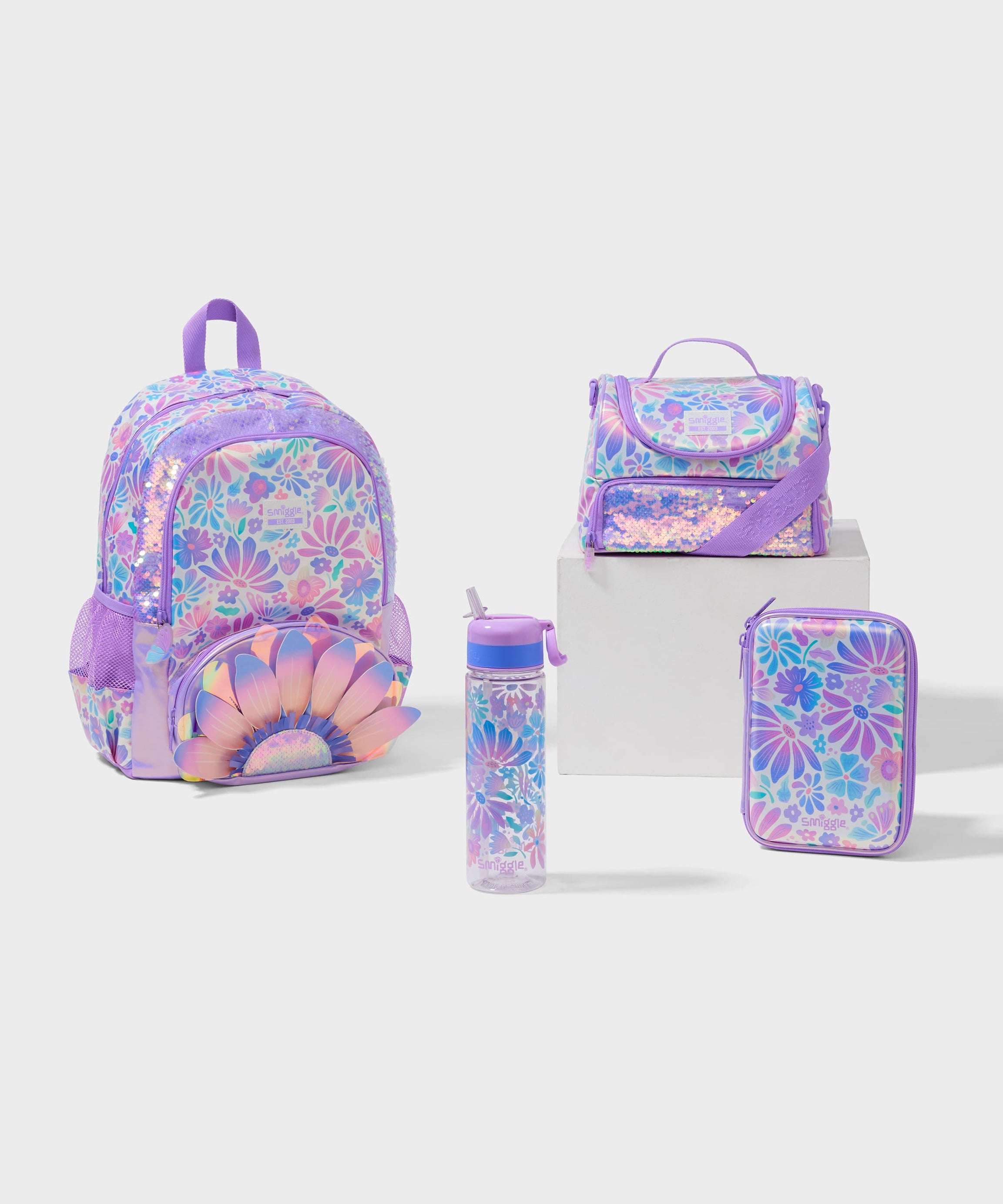Smiggle - Bloom 4-delige schooltas set