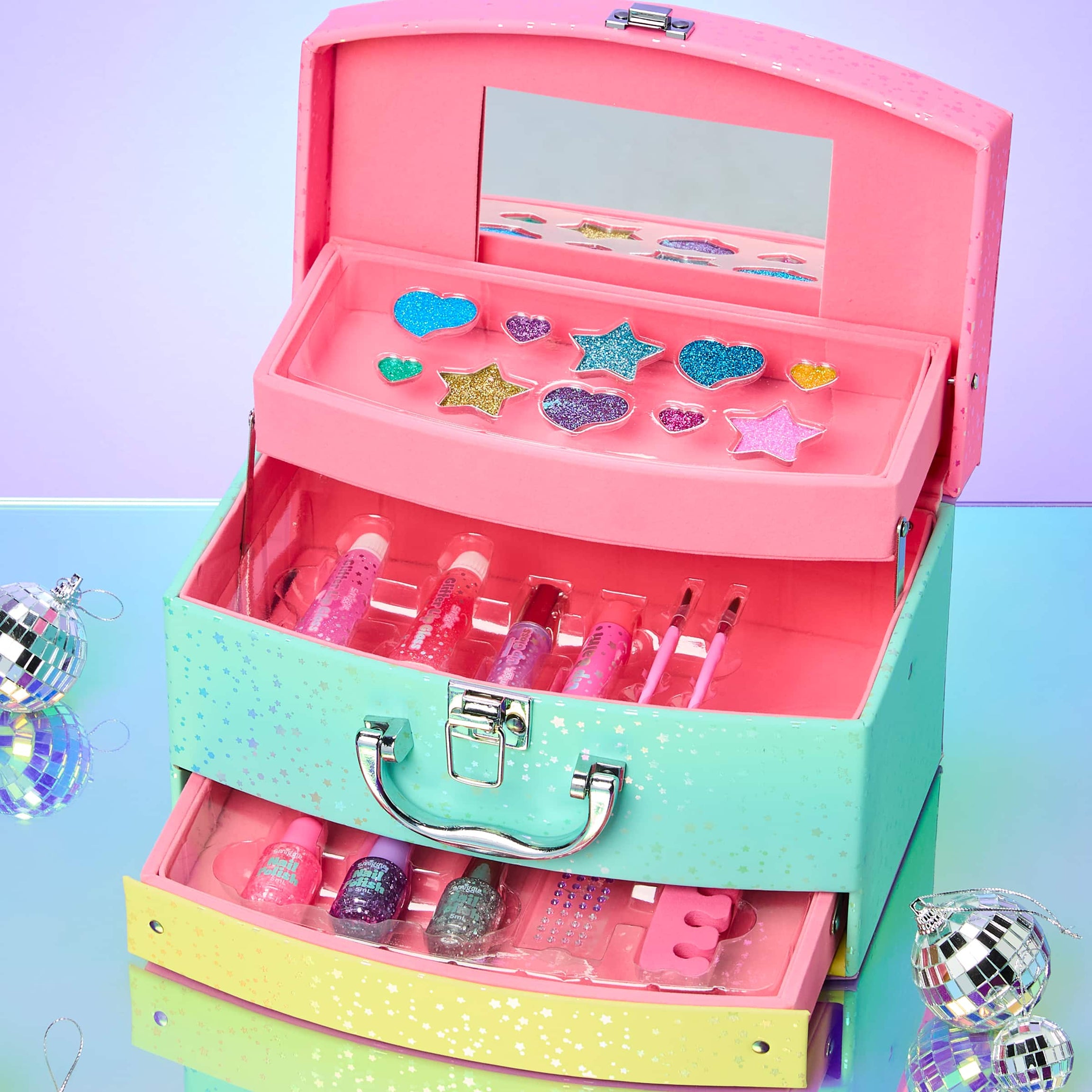 Smiggle - Çocuk Kozmetik Kutusu ve Kozmetik Seti - Dinossi