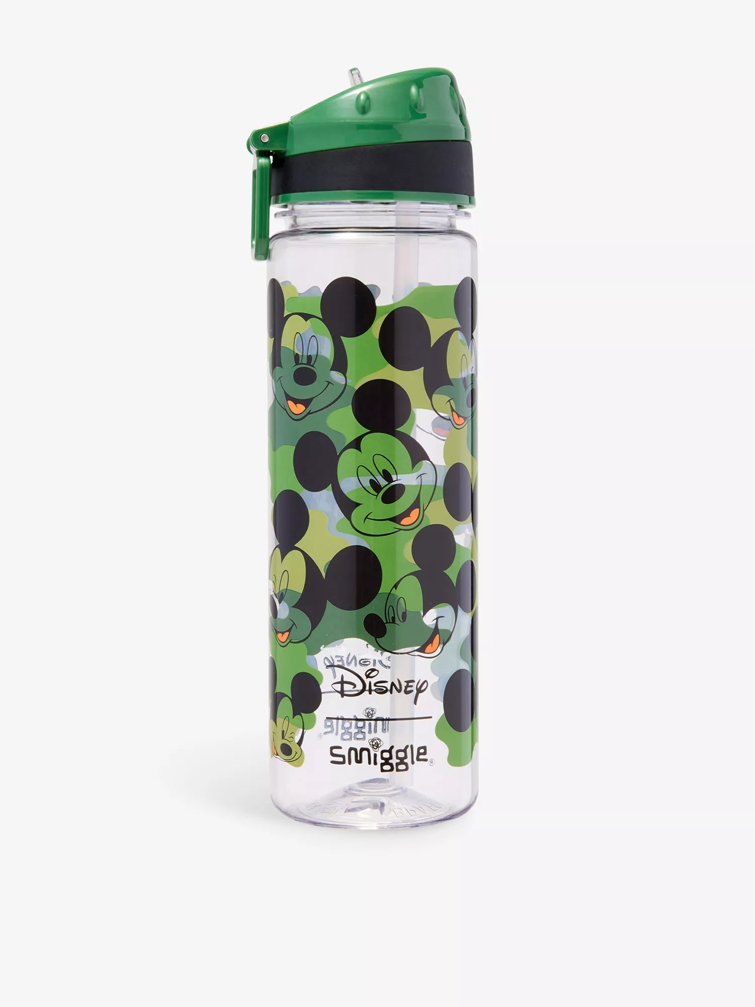 Smiggle - Disney Mickey 650ML Drinkfles met Rietje BPA-vrij
