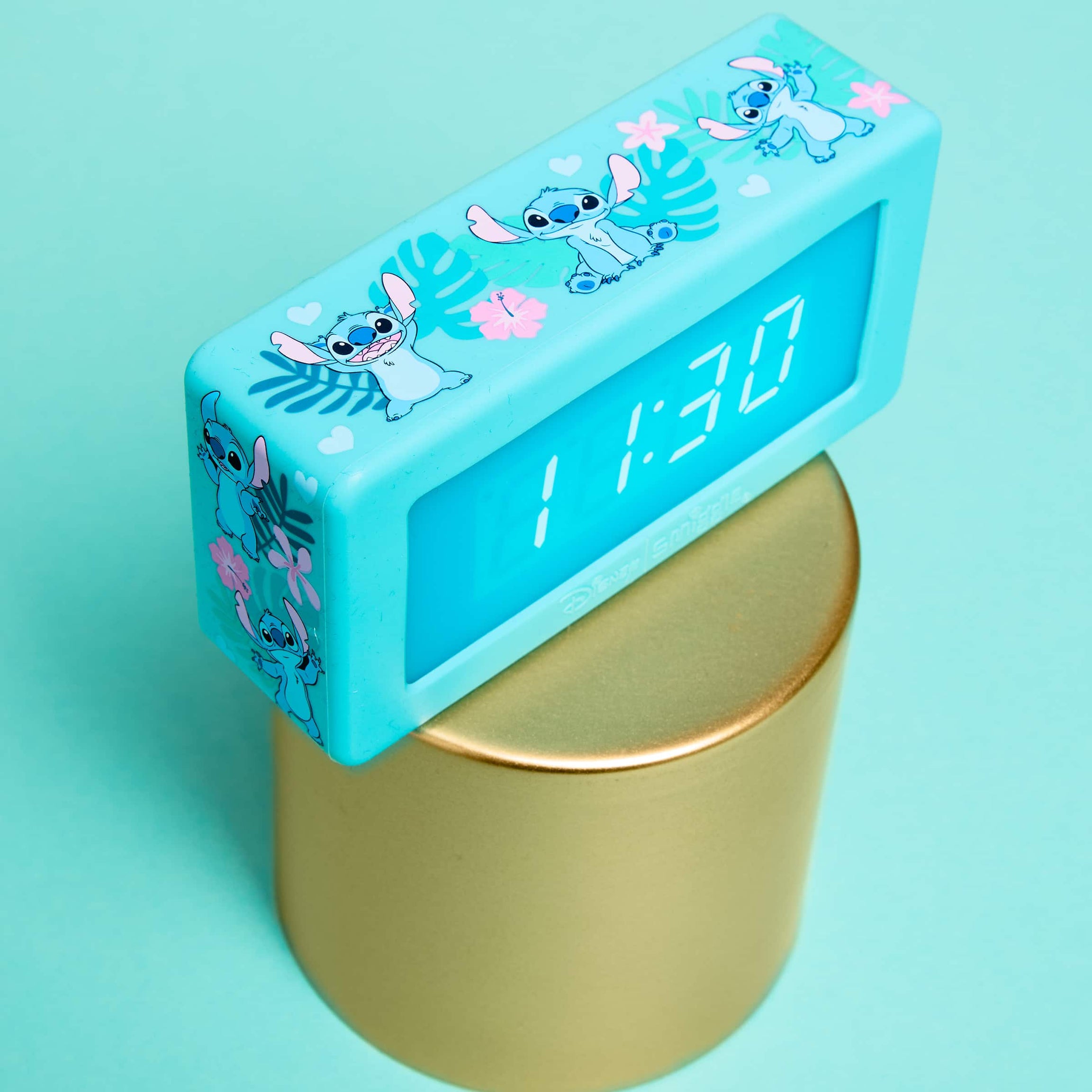 Smiggle - Disney Stitch Digitale Tafelklok met Geluidsactivatie