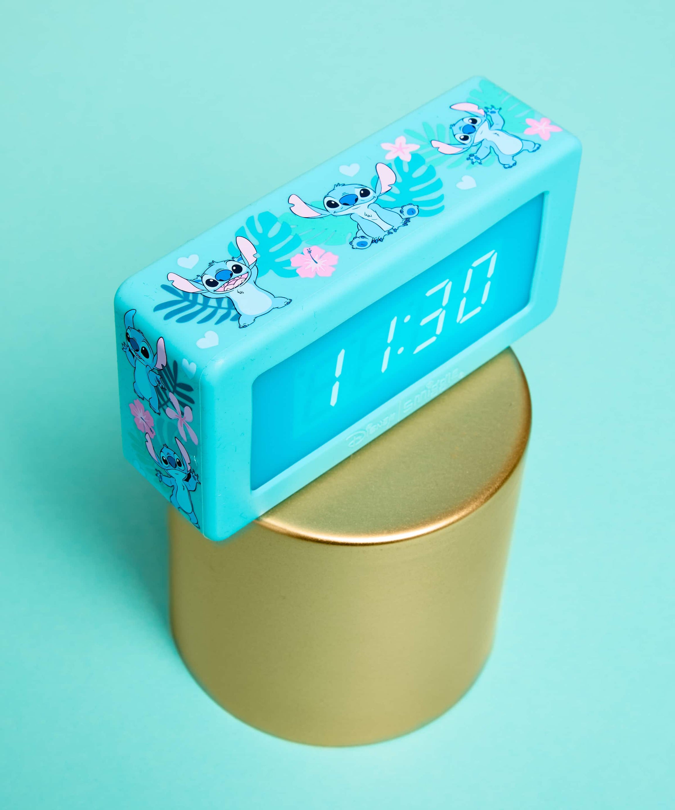 Smiggle - Disney Stitch Digitale Tafelklok met Geluidsactivatie