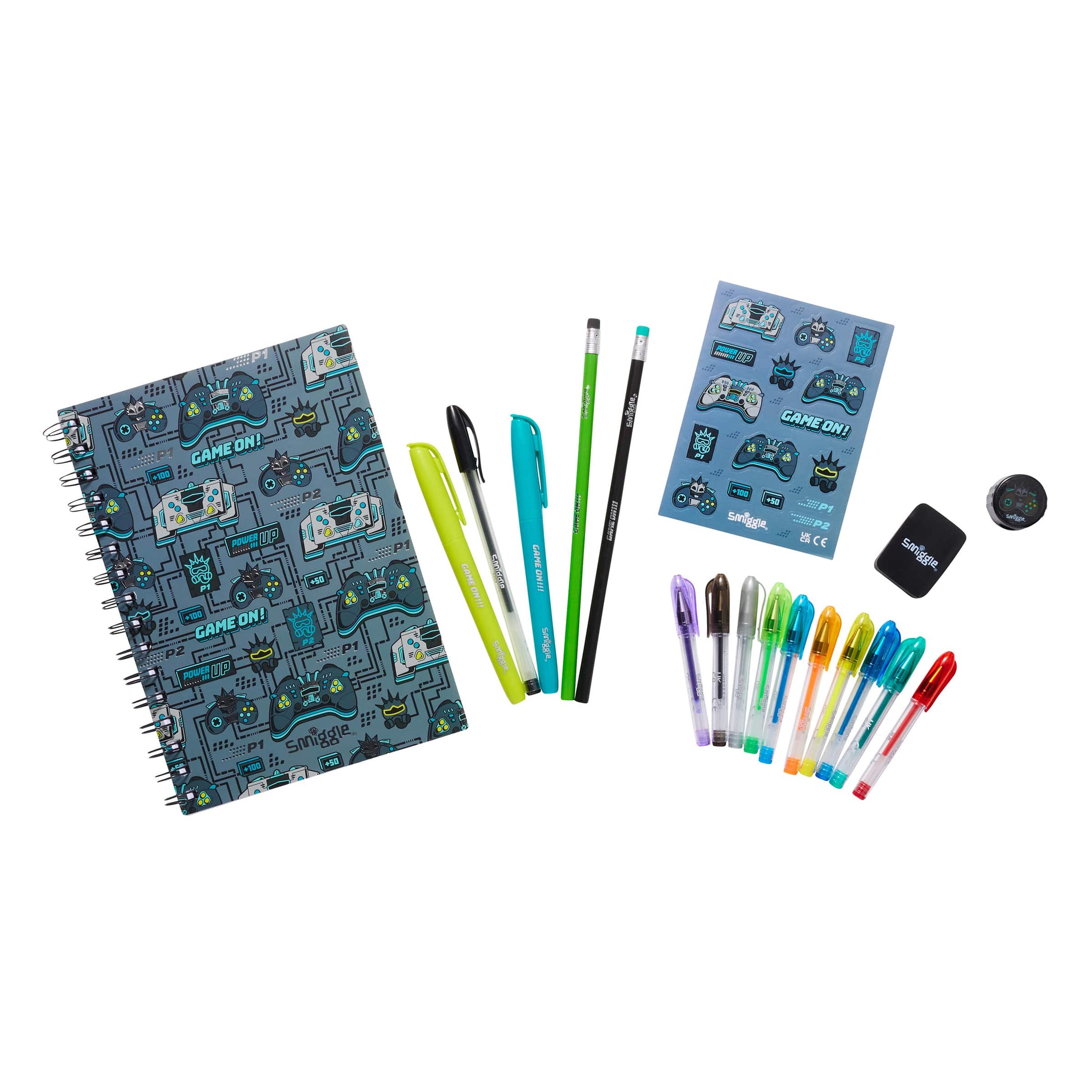 Smiggle - Epic Adventures A5 Essentials Kantoorbenodigdheden Set