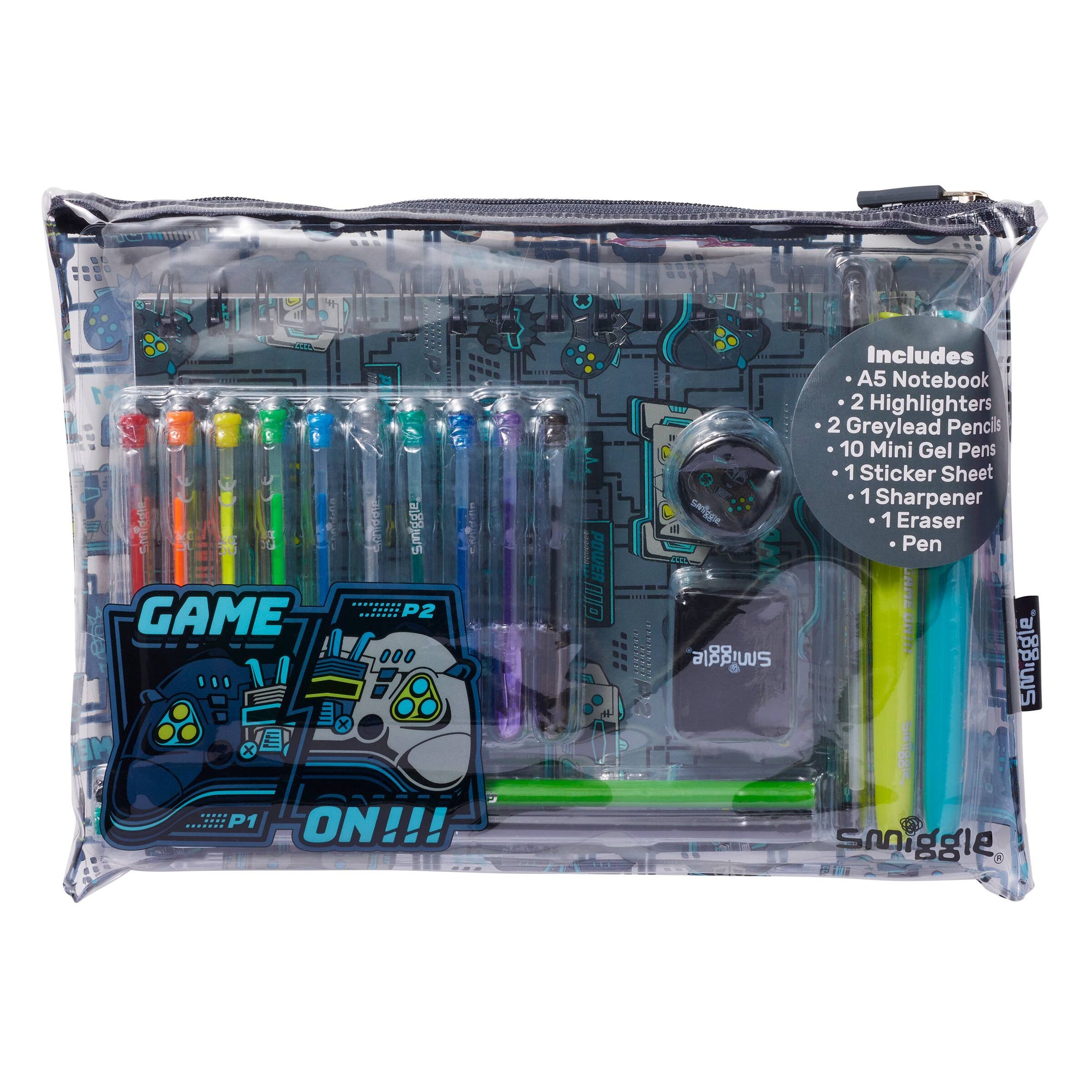 Smiggle - Epic Adventures A5 Essentials Kantoorbenodigdheden Set
