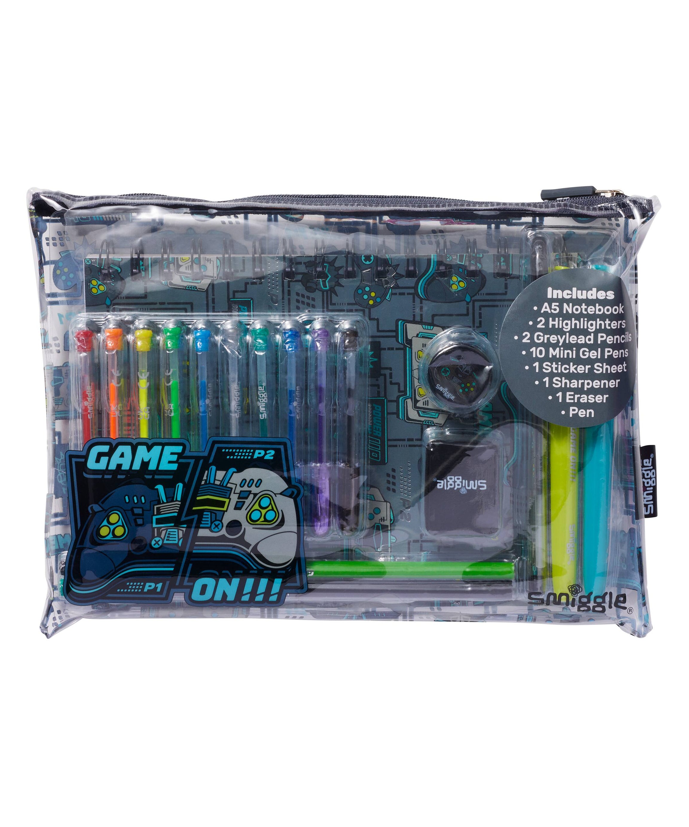 Smiggle - Epic Adventures A5 Essentials Kantoorbenodigdheden Set