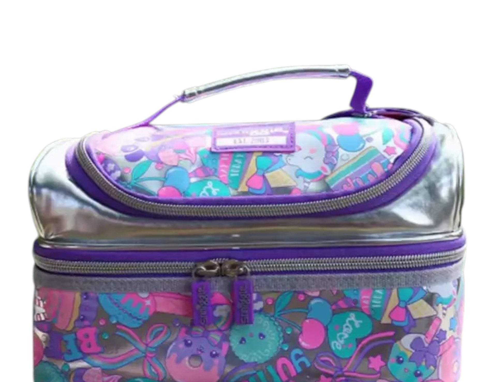 Smiggle - Flashy Sequin Dubbel Laags Lunchtas
