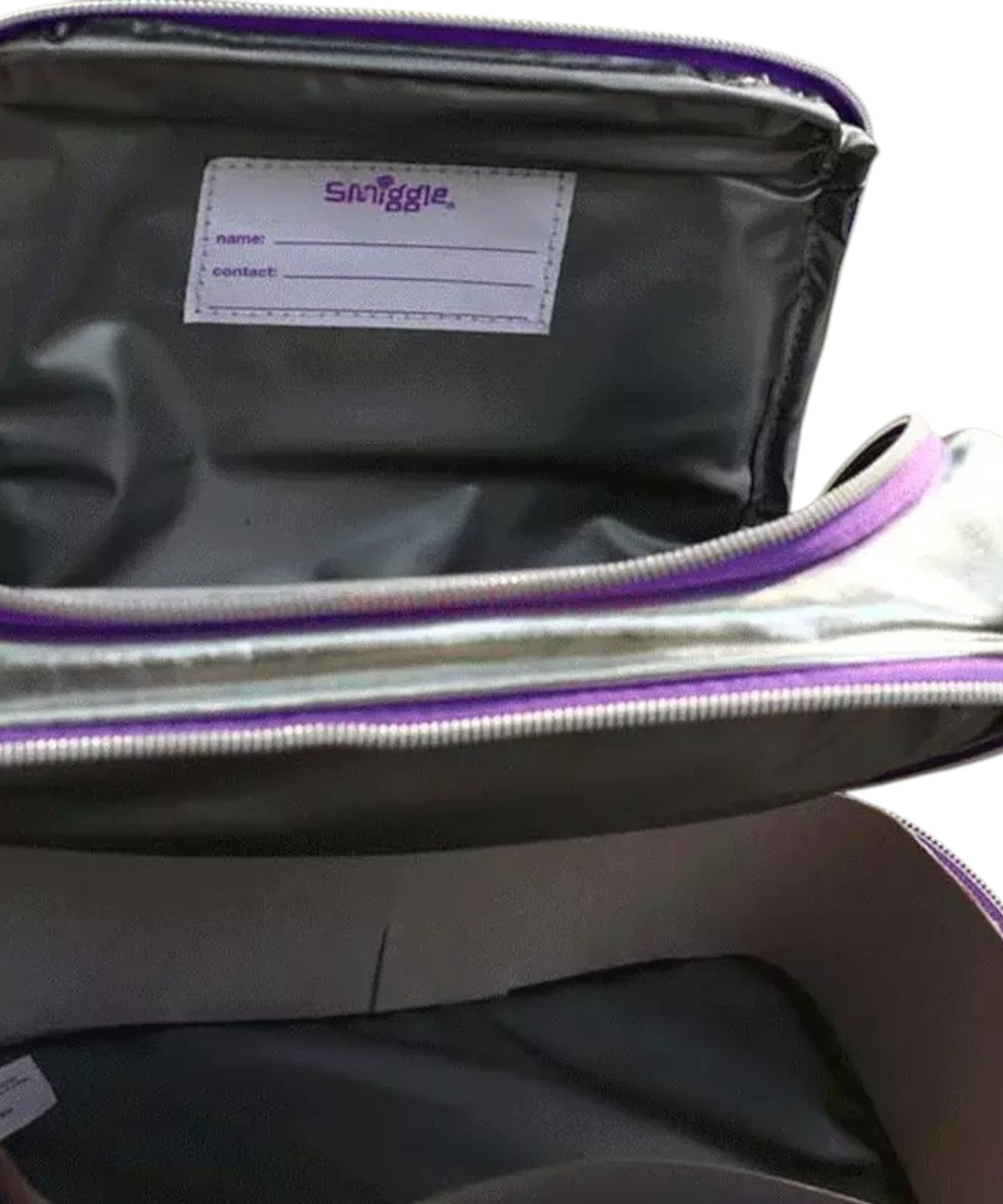 Smiggle - Flashy Sequin Dubbel Laags Lunchtas