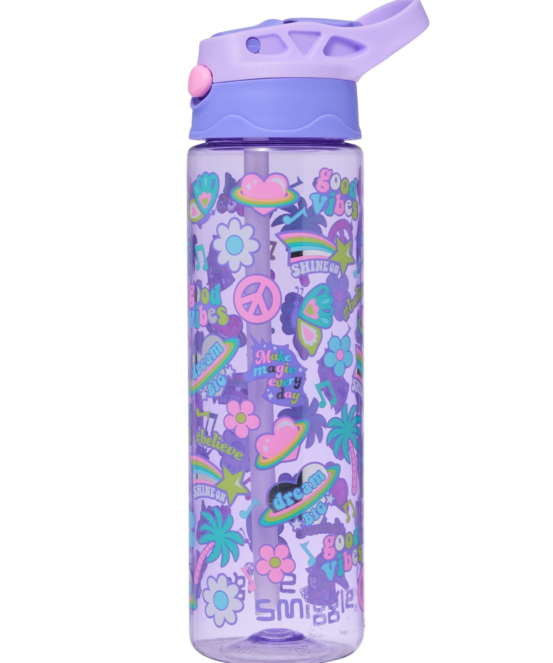 Smiggle - All Stars 650ML Automatische Drinktuit BPA-vrije Drinkfles