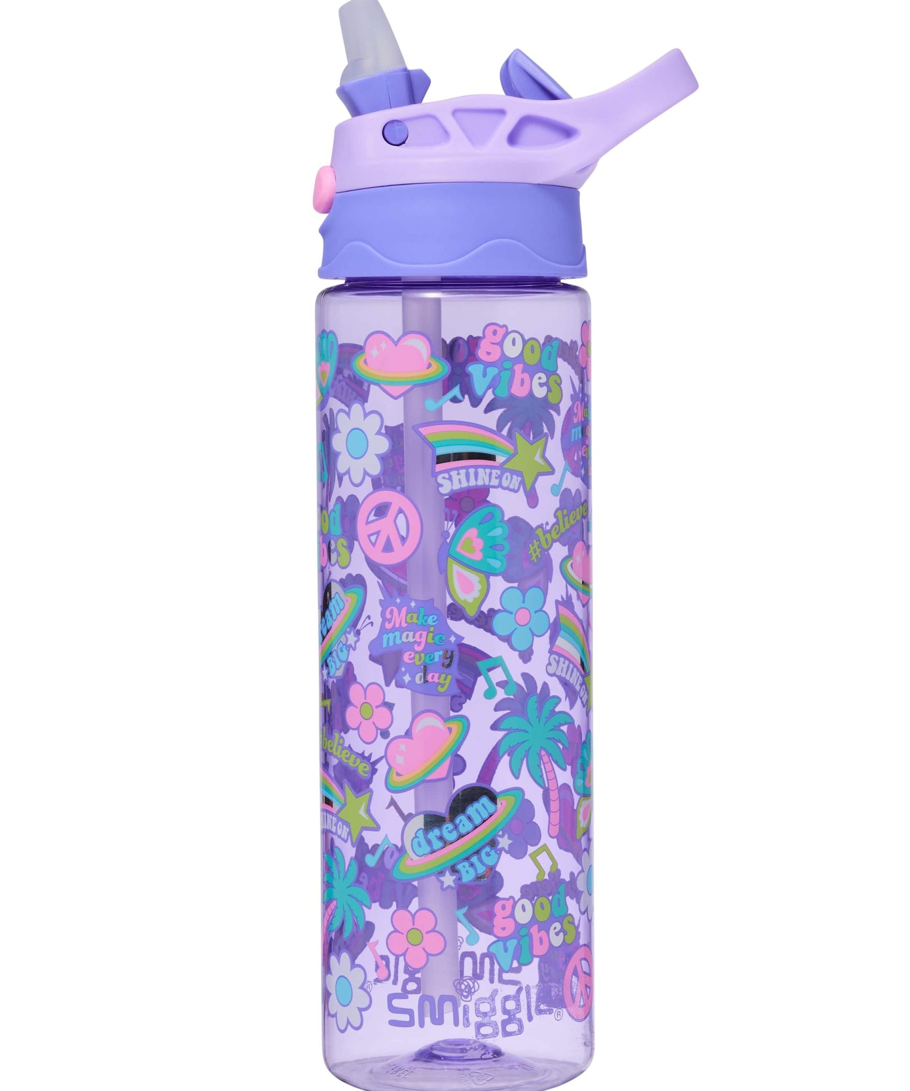 Smiggle - All Stars 650ML Automatische Drinktuit BPA-vrije Drinkfles