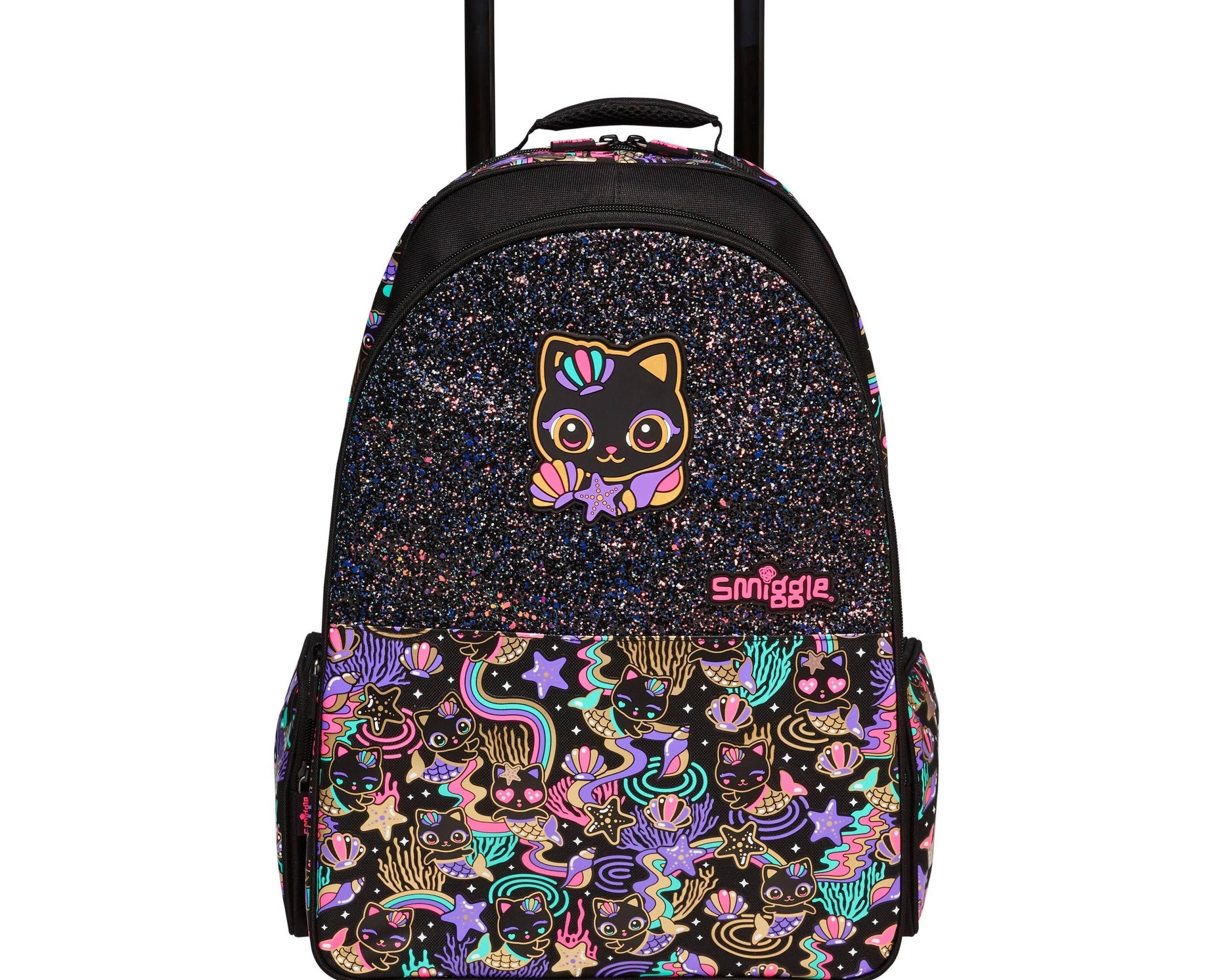 Smiggle - Hey There Verlichte Wieltas met Trekkoord voor School en Reizen
