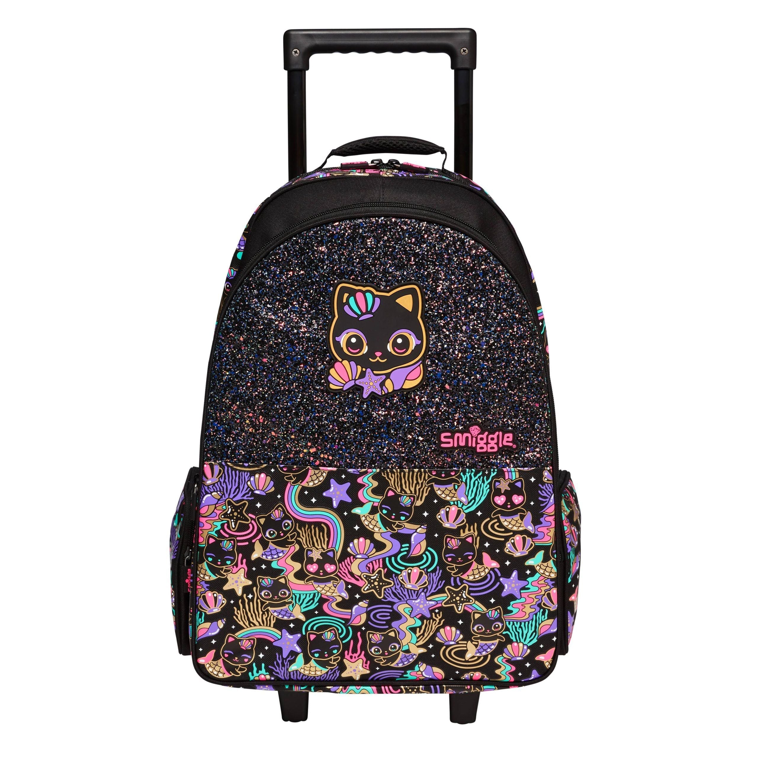 Smiggle - Hey There Verlichte Wieltas met Trekkoord voor School en Reizen