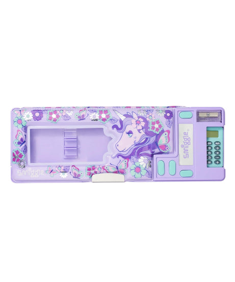 Smiggle - Hi There rekenmachine pop-out automatische pennenhouder