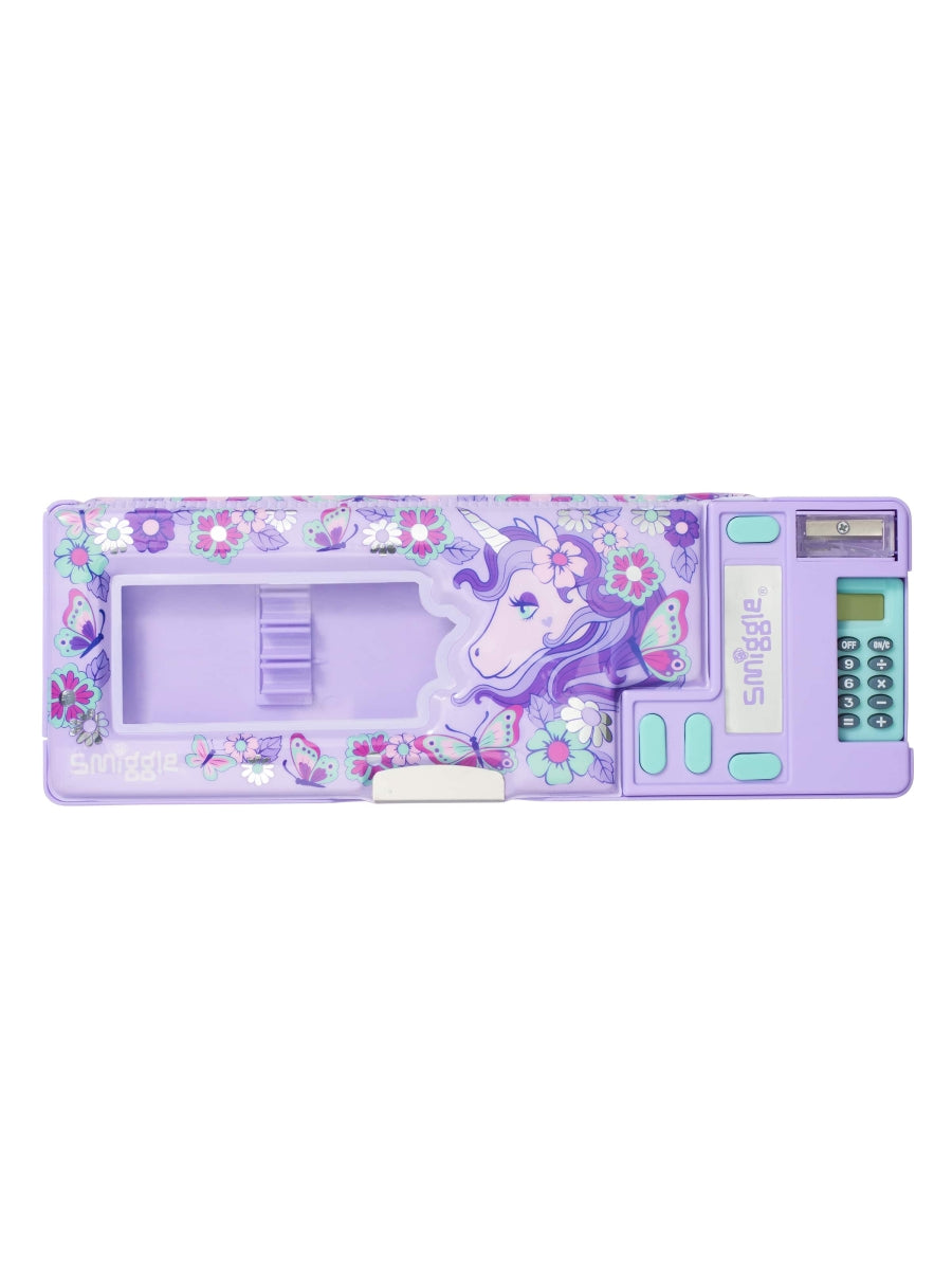 Smiggle - Hi There rekenmachine pop-out automatische pennenhouder