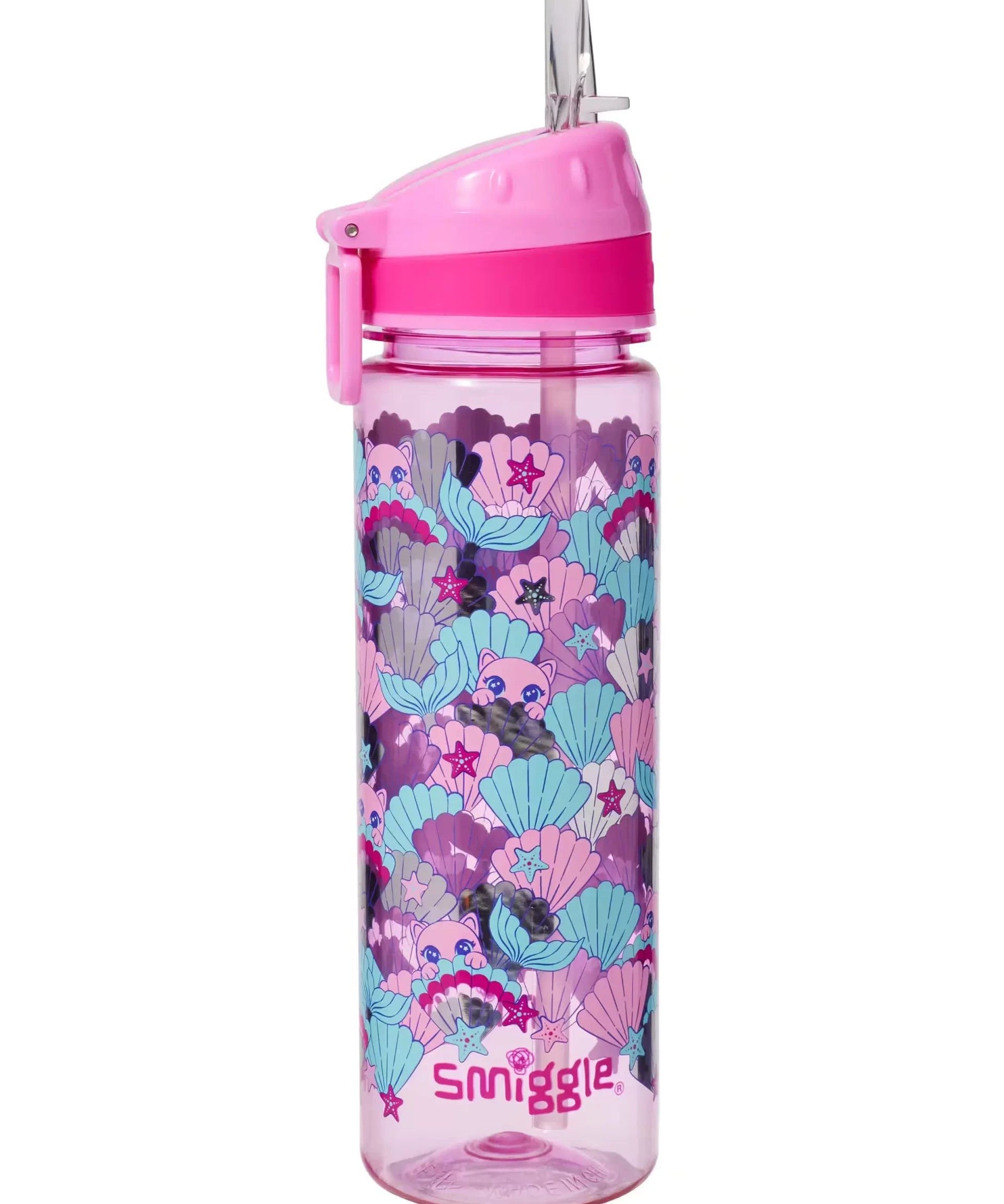 Smiggle - Hi There Pipetli 650ML BPA İçermeyen Suluk - Dinossi