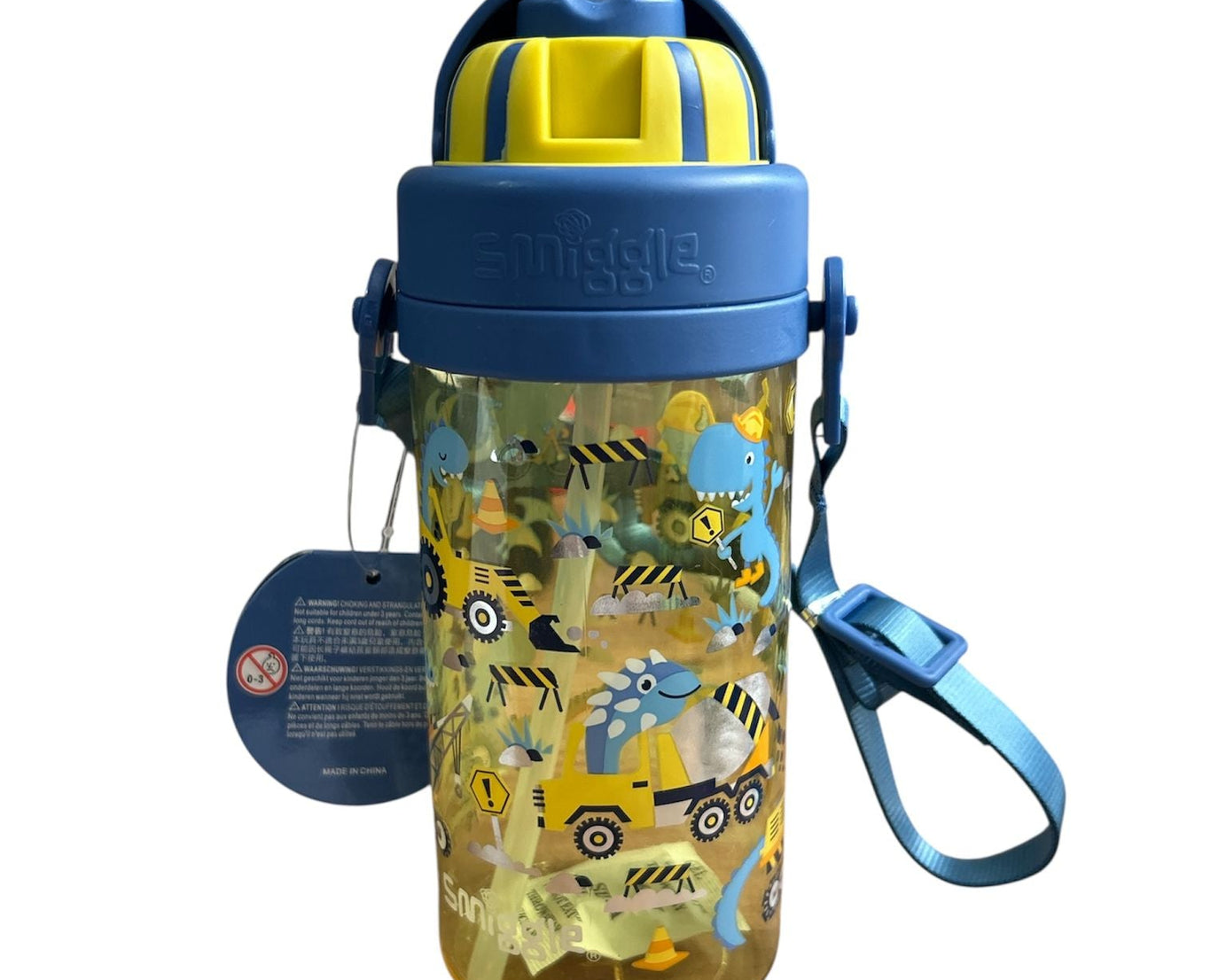 Smiggle - La La Teeny Tiny 400 ML BPA-vrije Waterfles met Verborgen Rietje