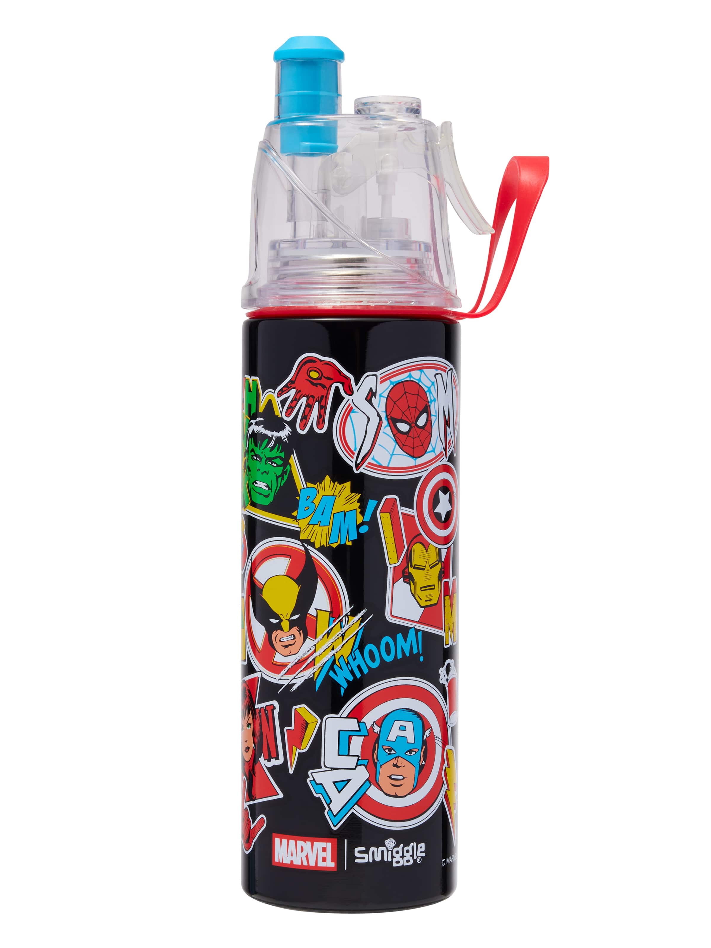 Smiggle - Marvel Watervernevelaar 500ML Stalen Drinkfles