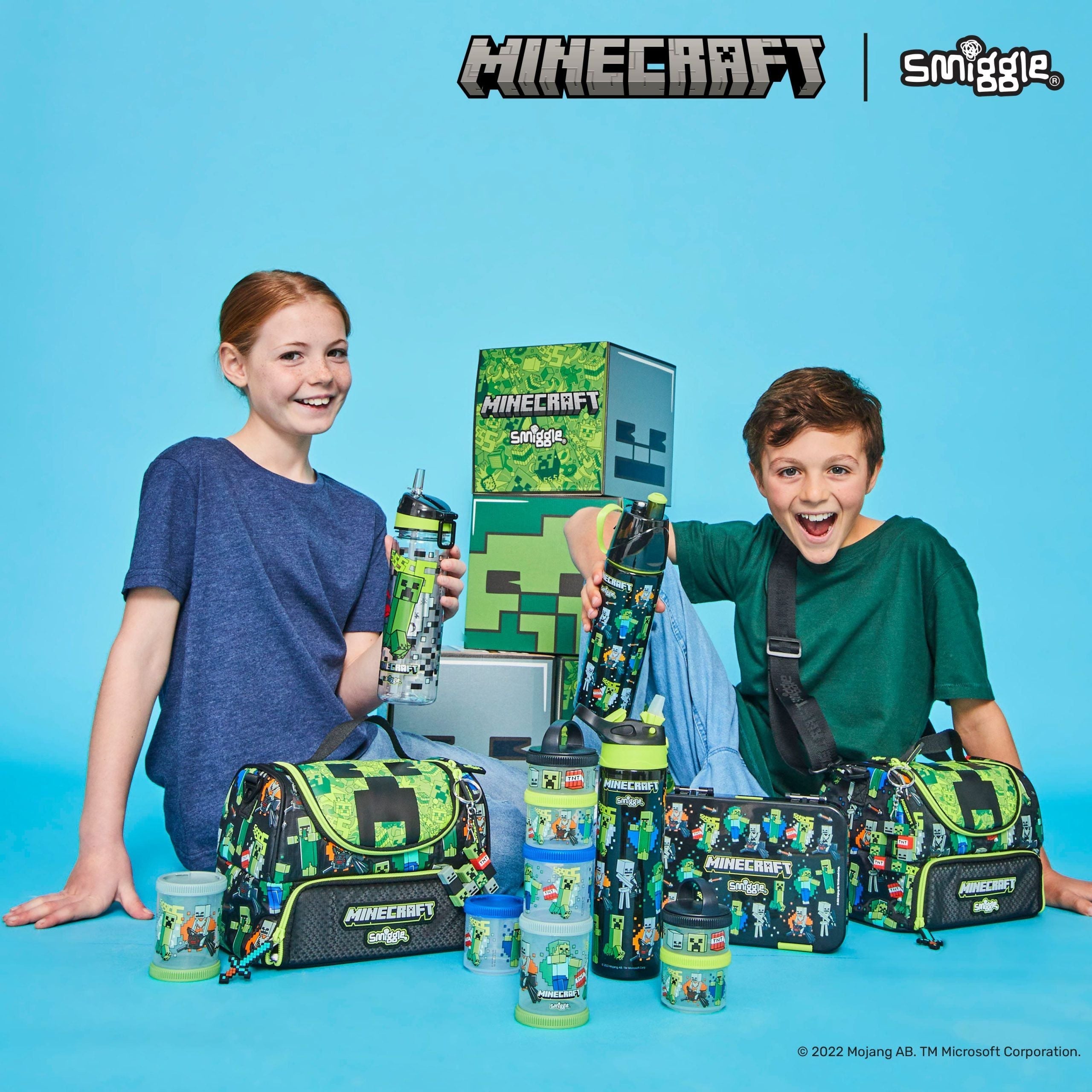 Smiggle - Minecraft Middelgrote Bento Lunchbox