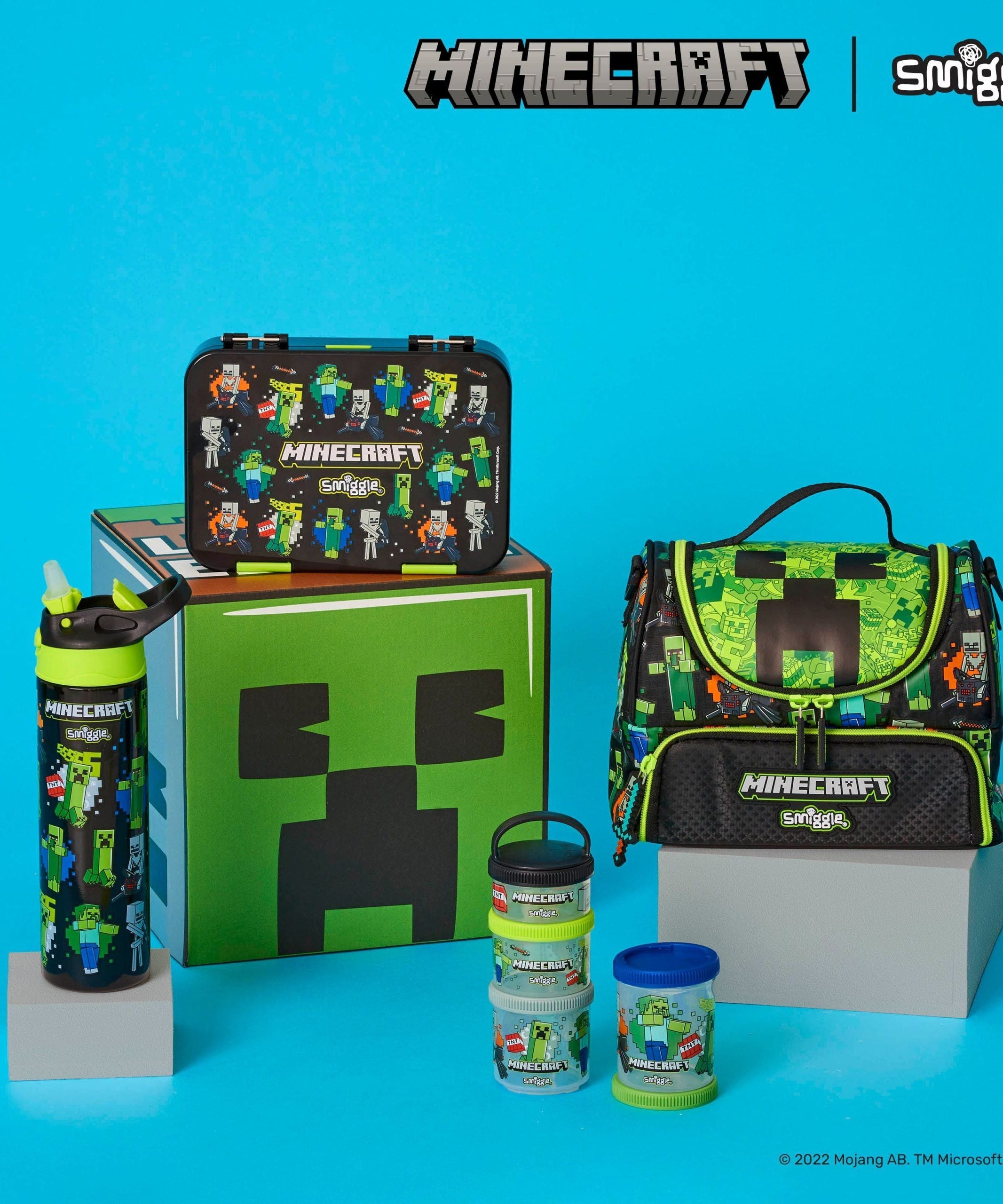 Smiggle - Minecraft Middelgrote Bento Lunchbox