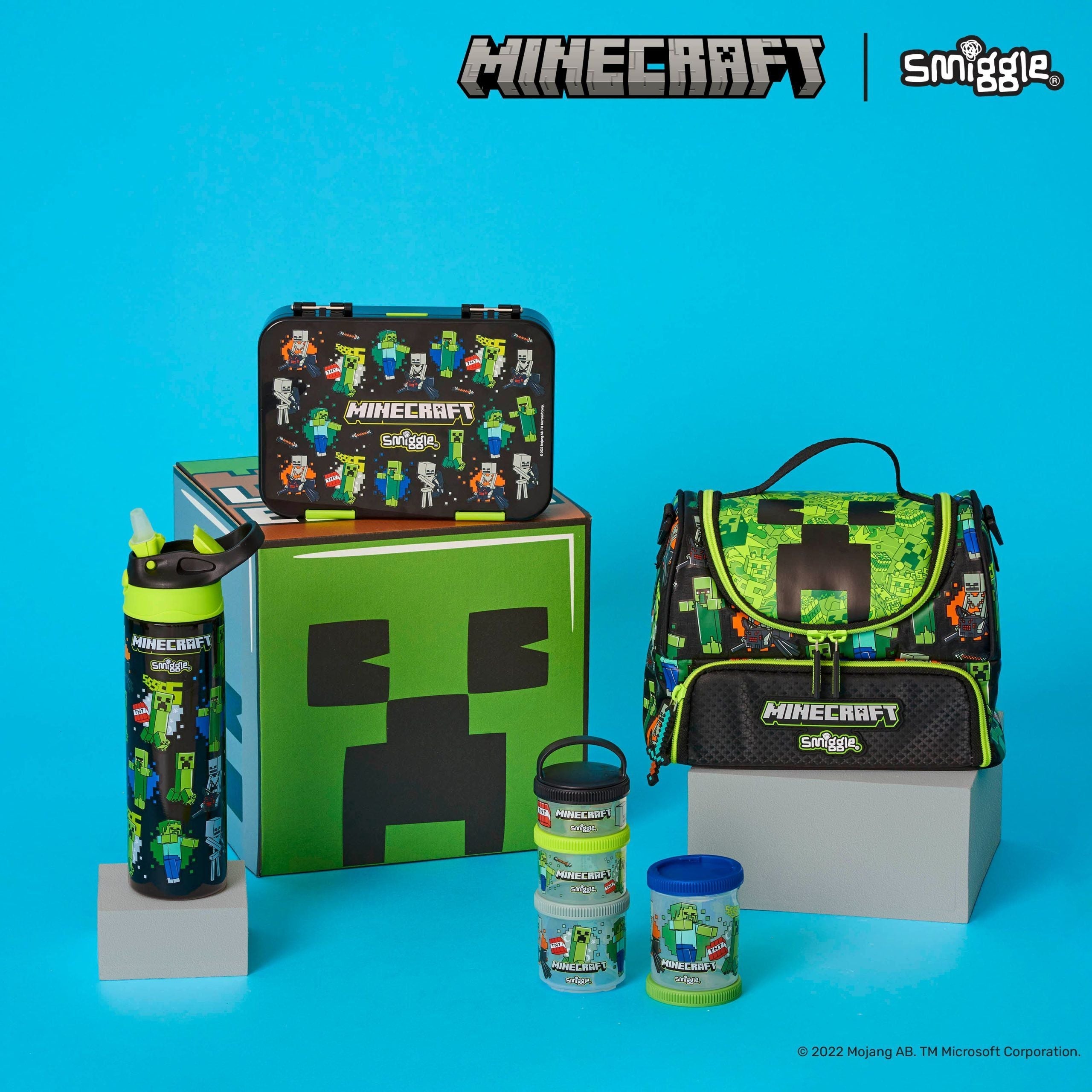 Smiggle - Minecraft Middelgrote Bento Lunchbox