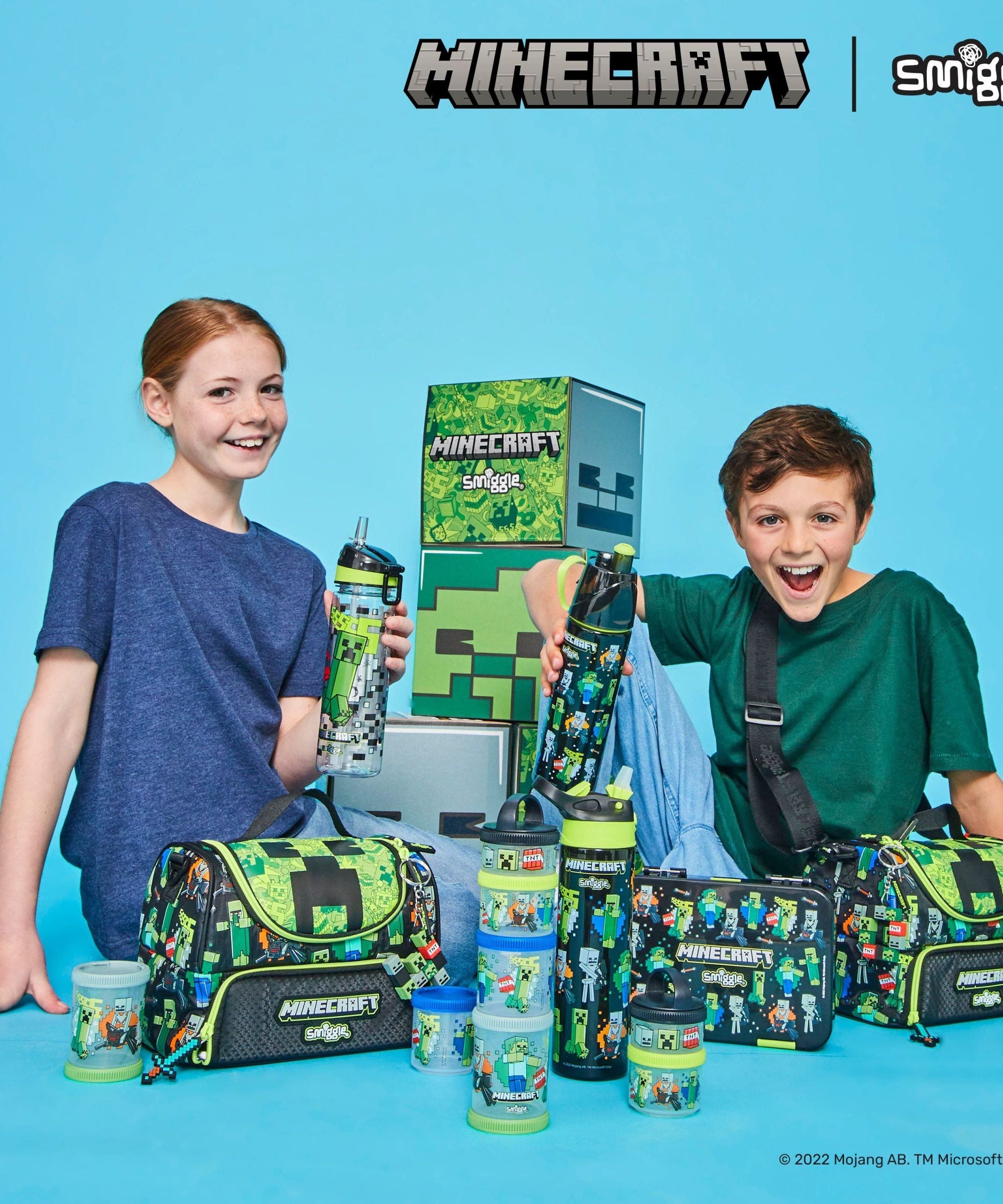Smiggle - Minecraft Middelgrote Bento Lunchbox
