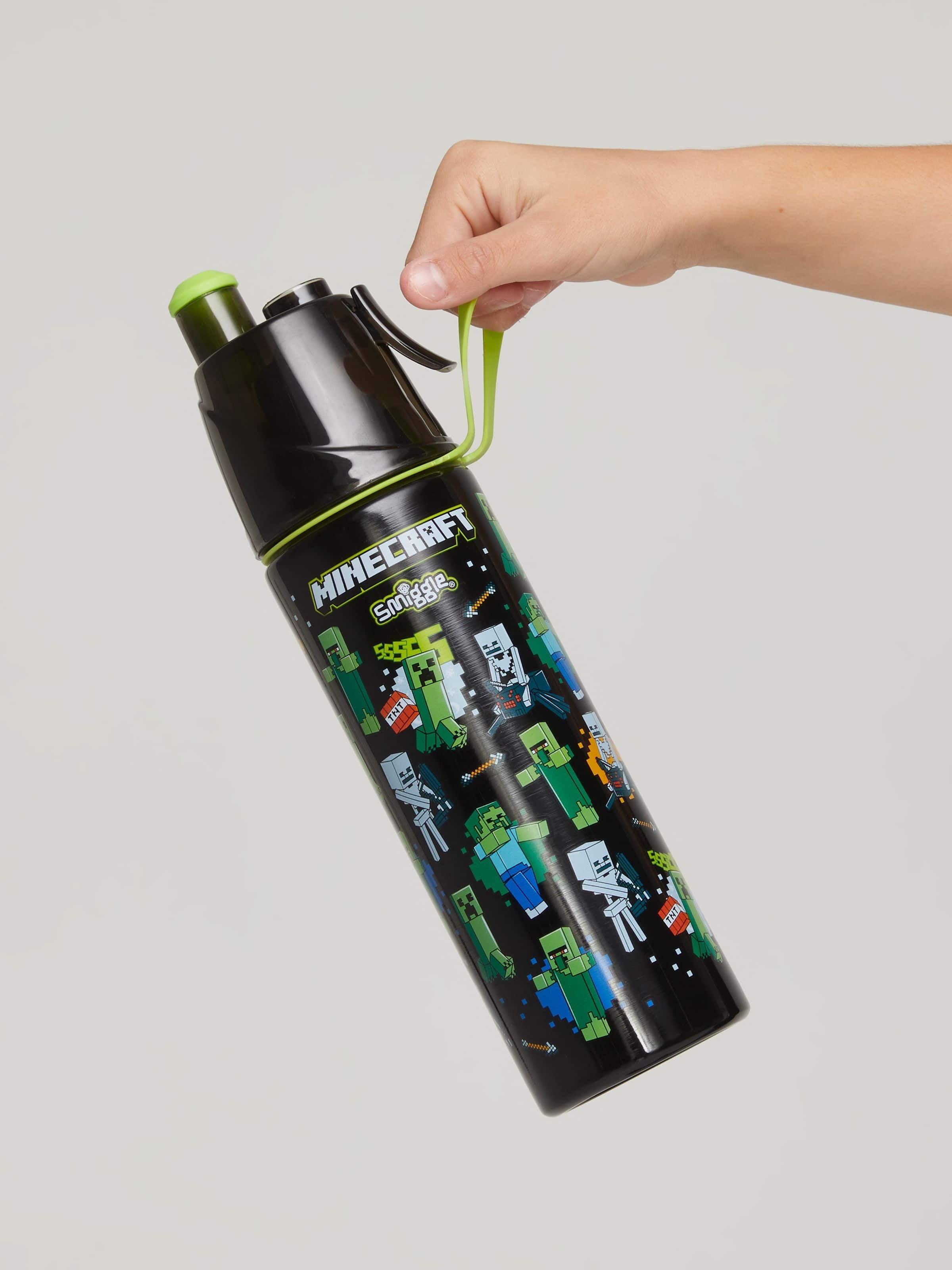 Smiggle - Minecraft Watervernevelaar 500ML Stalen Drinkfles