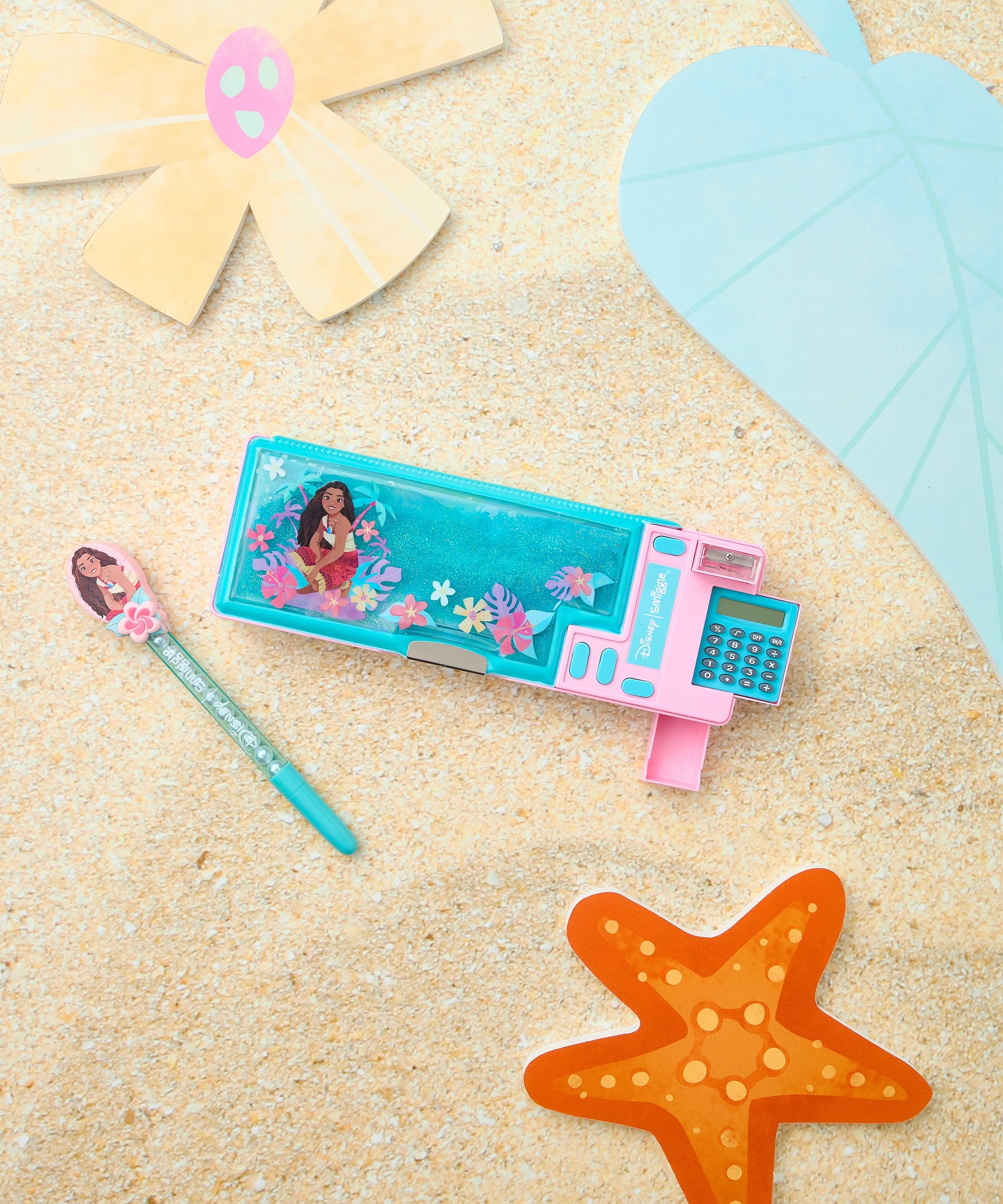 Smiggle - Moana Rekenmachine Automatische Pennendoos