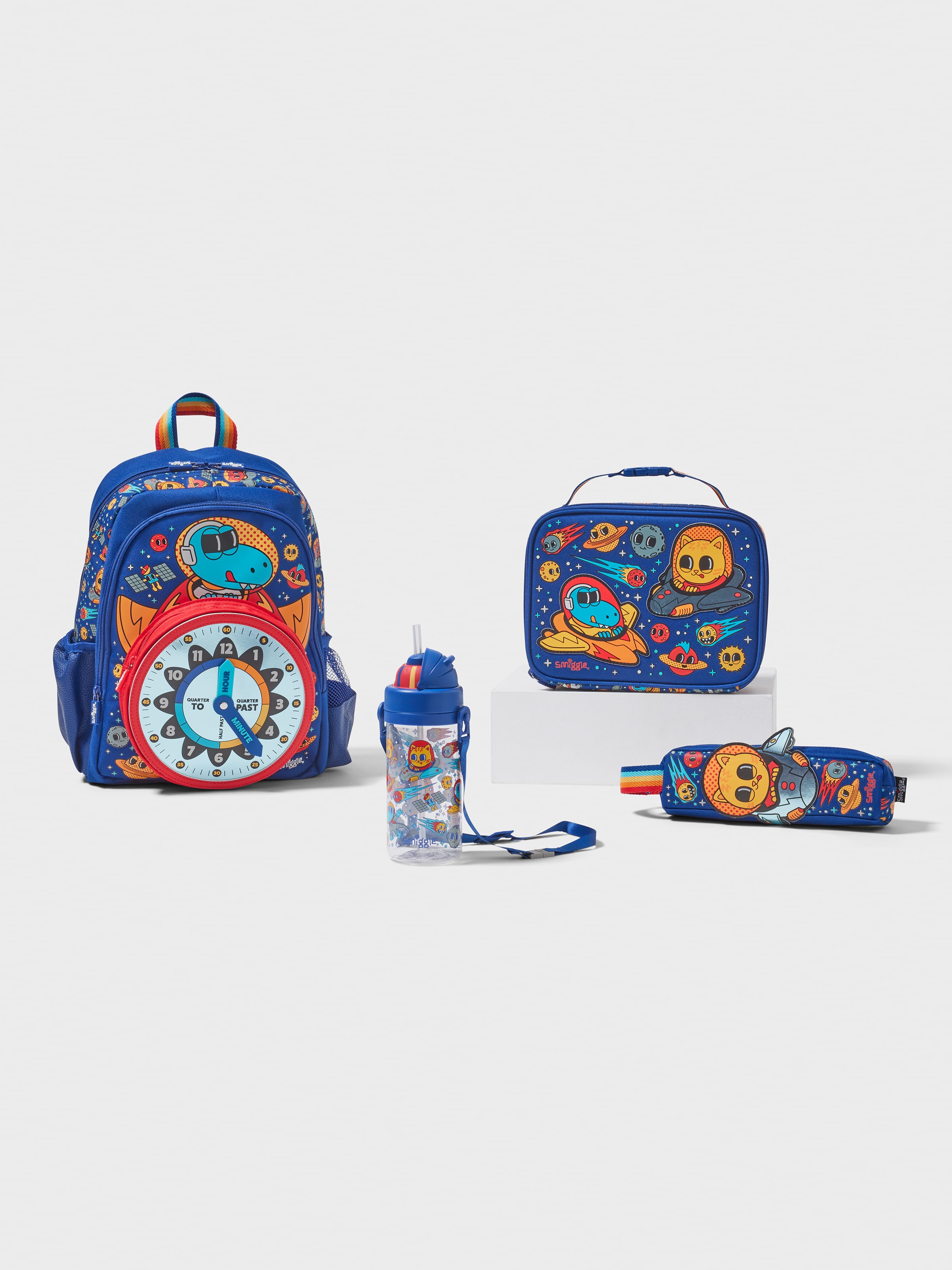 Smiggle - Klaar 4-delige kleuterschool en crèche schooltas set