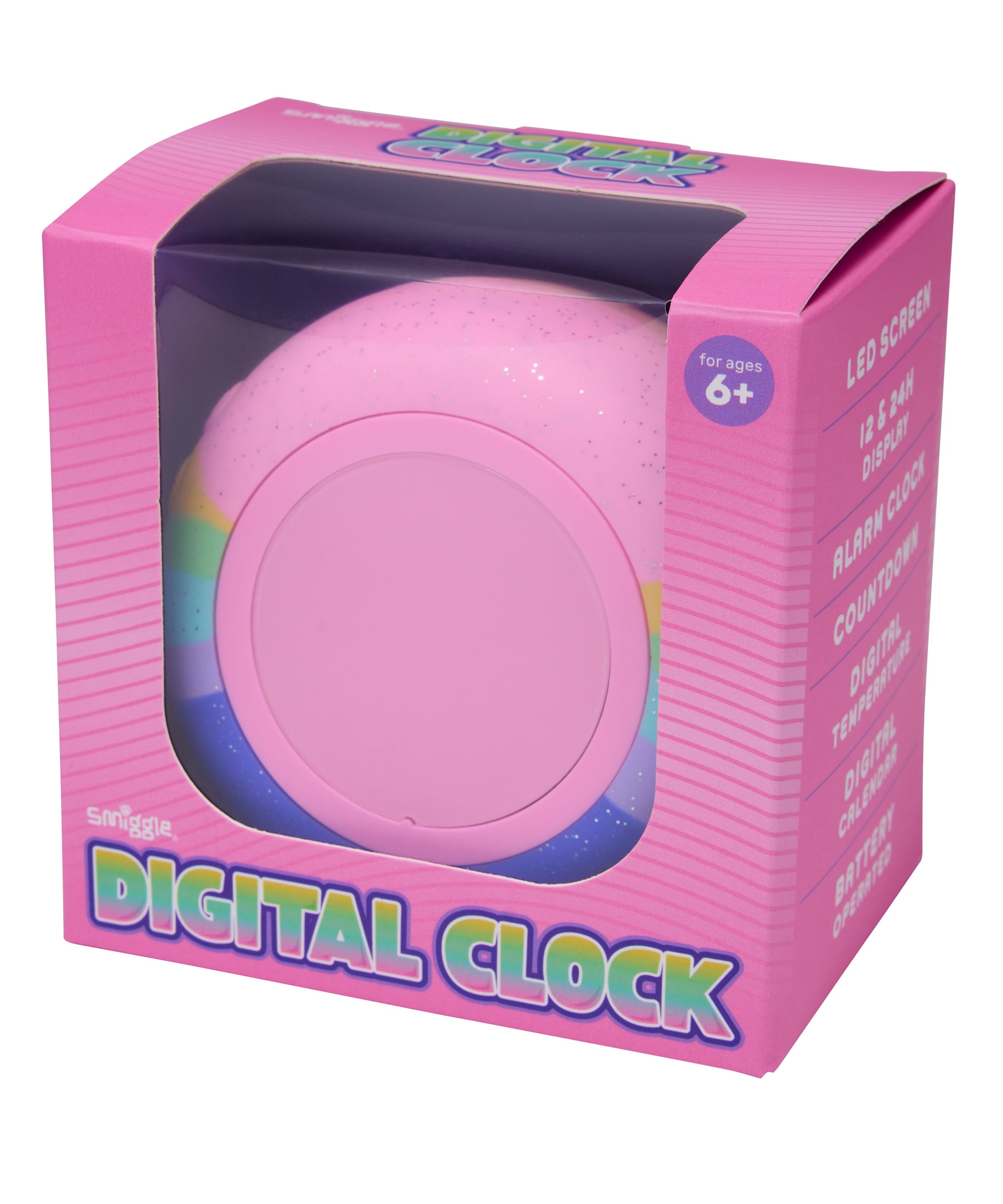 Smiggle - Ronde Digitale Tafelklok