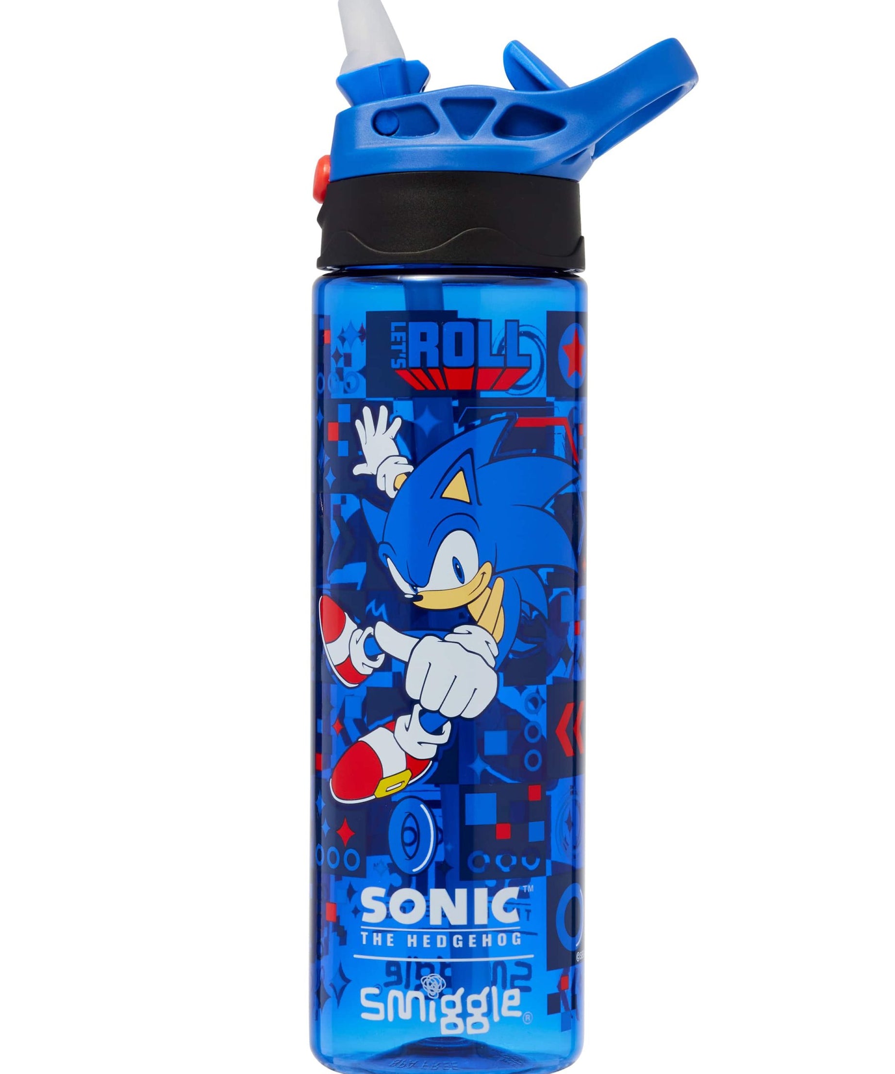 Smiggle - Sonic 650ML Automatische Rietje BPA-vrije Drinkfles