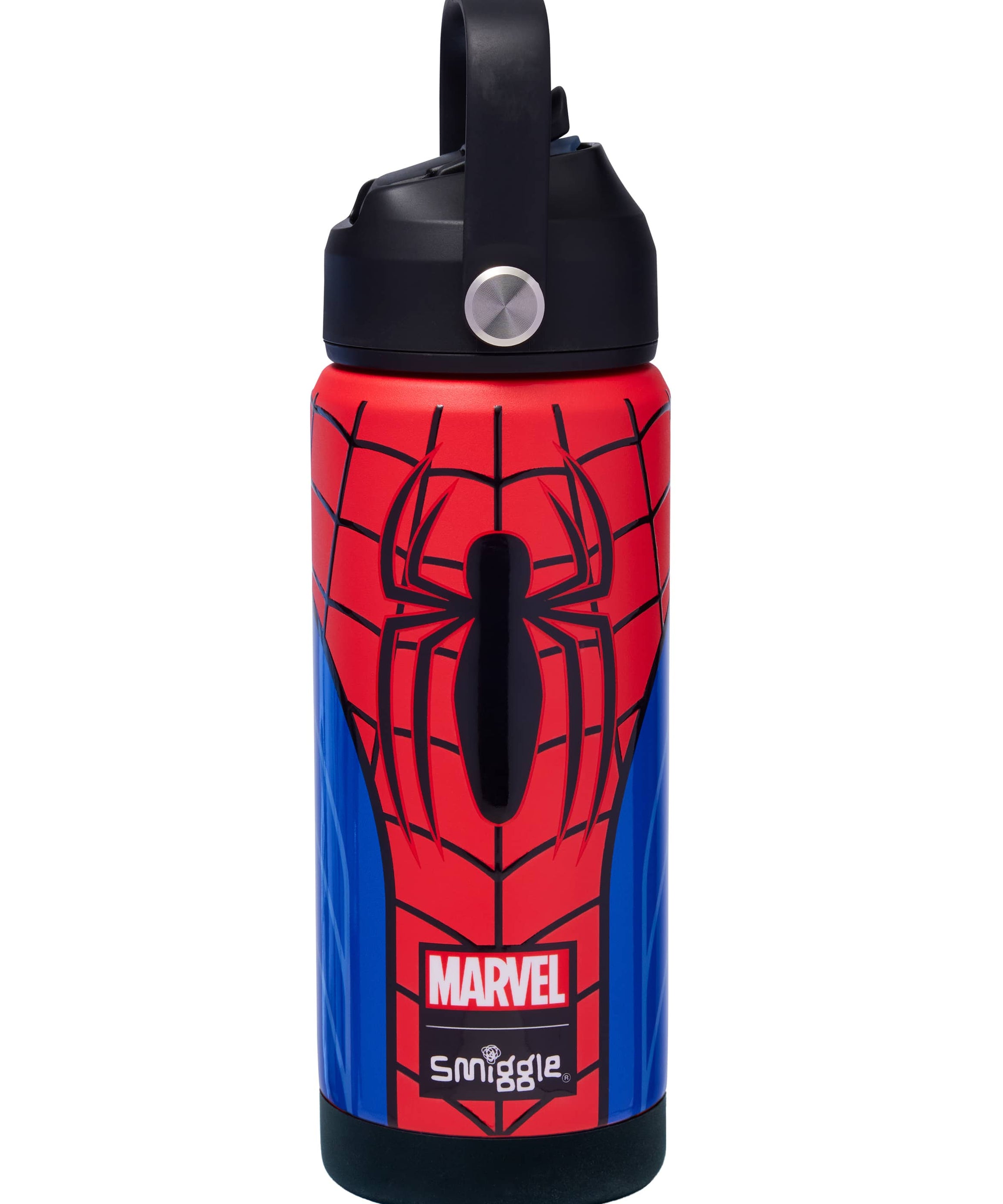Smiggle - Spider-Man Geheime Rietje 550ML Stalen Drinkfles
