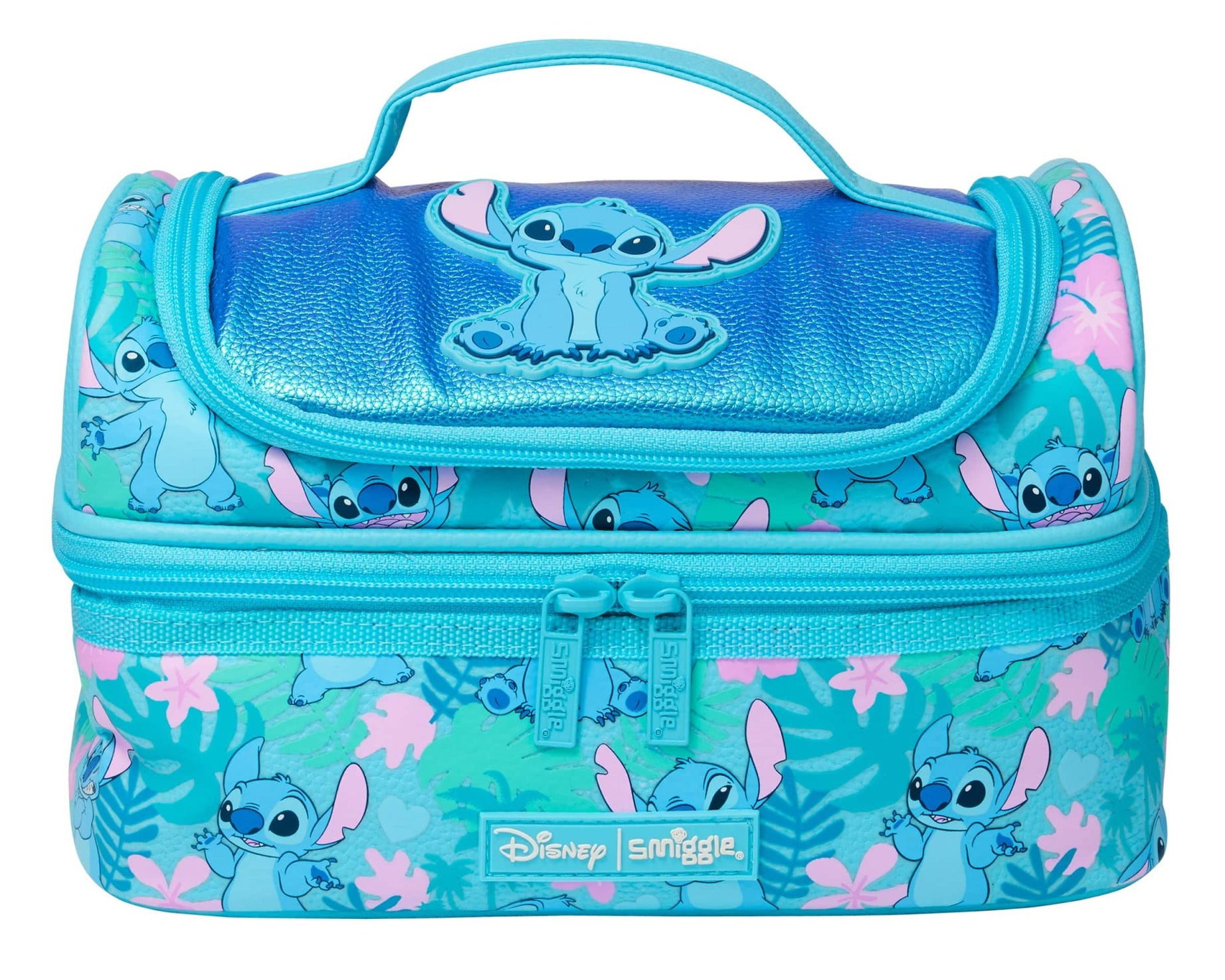 Smiggle - Stitch Dubbel Laags Lunchtas