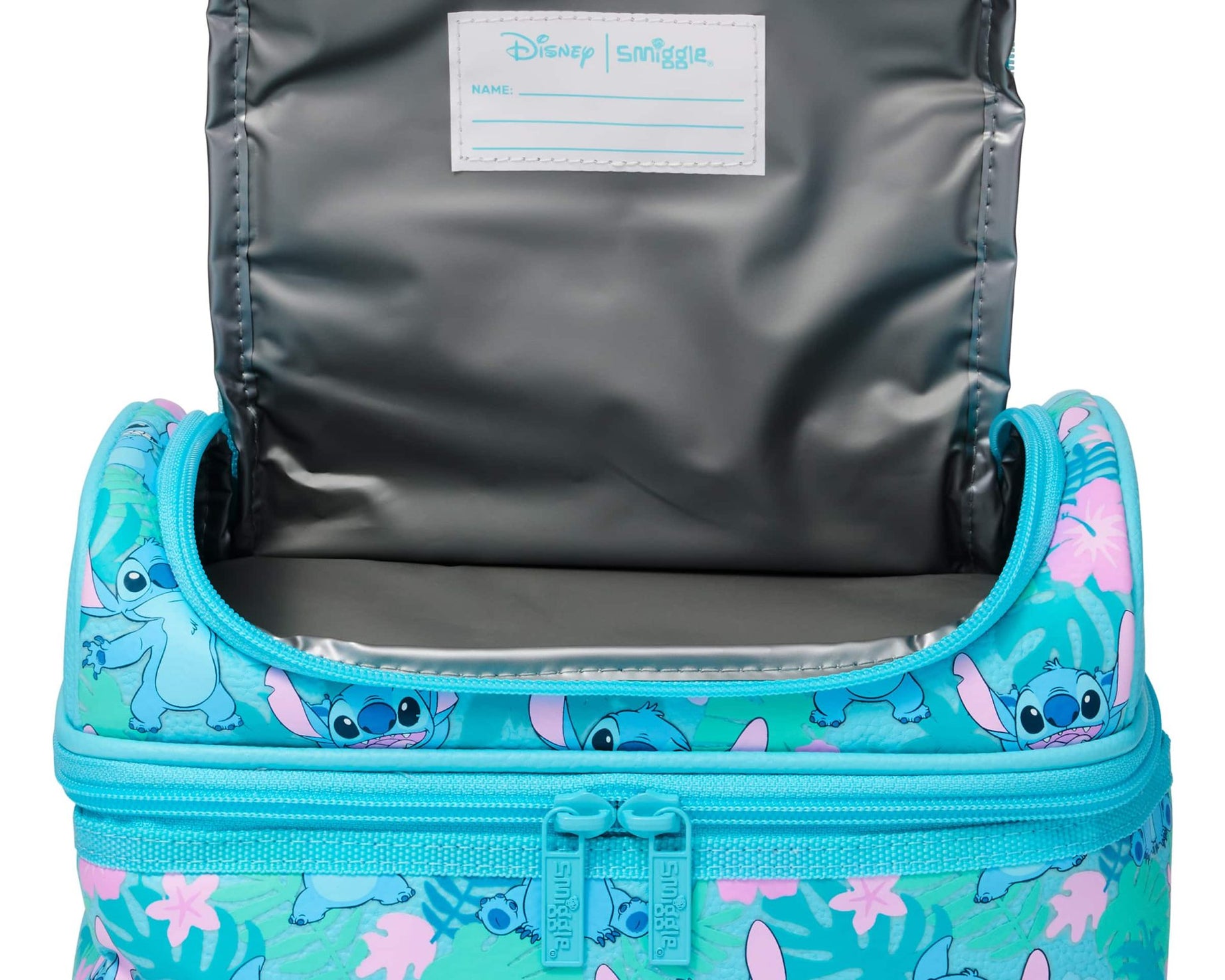 Smiggle - Stitch Dubbel Laags Lunchtas