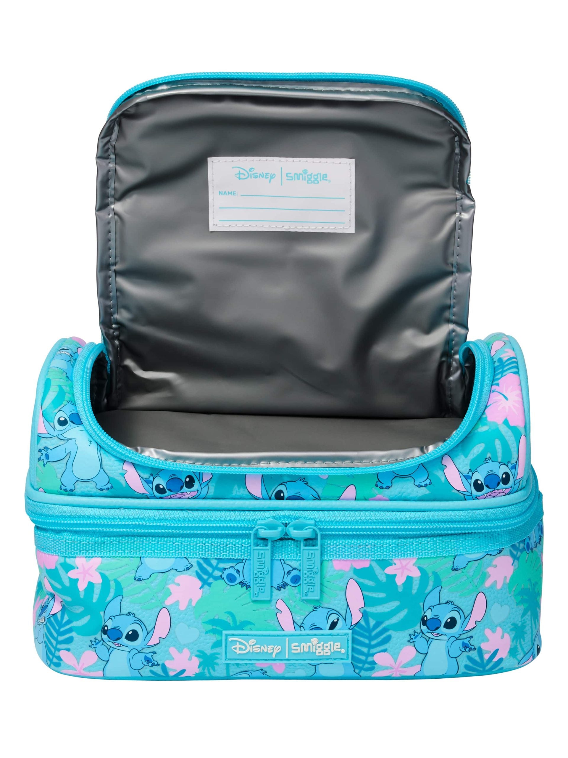 Smiggle - Stitch Dubbel Laags Lunchtas